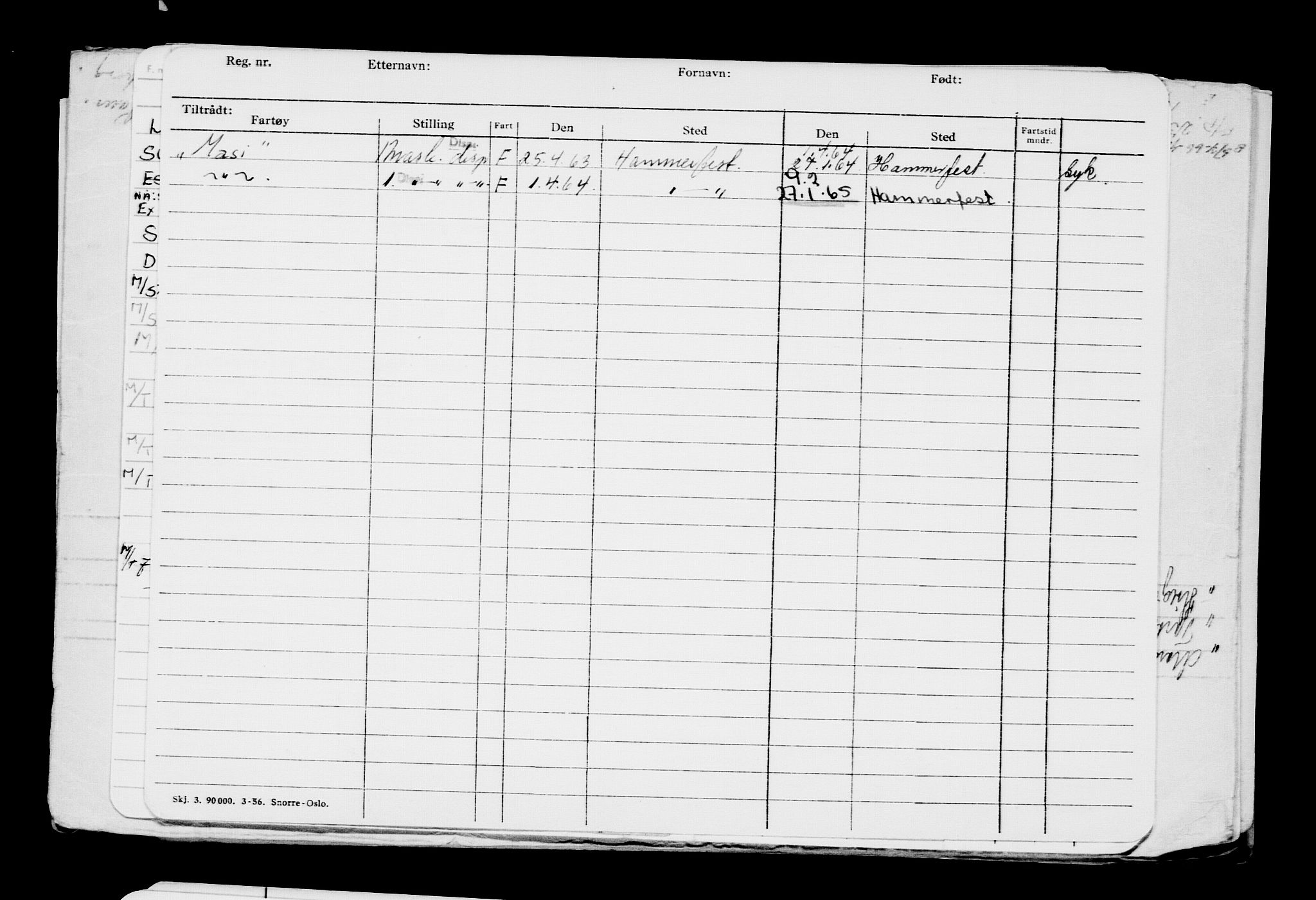 Direktoratet for sjømenn, RA/S-3545/G/Gb/L0224: Hovedkort, 1923, s. 441