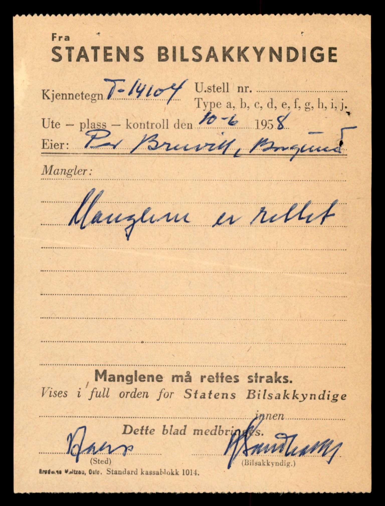 Møre og Romsdal vegkontor - Ålesund trafikkstasjon, AV/SAT-A-4099/F/Fe/L0043: Registreringskort for kjøretøy T 14080 - T 14204, 1927-1998, s. 633