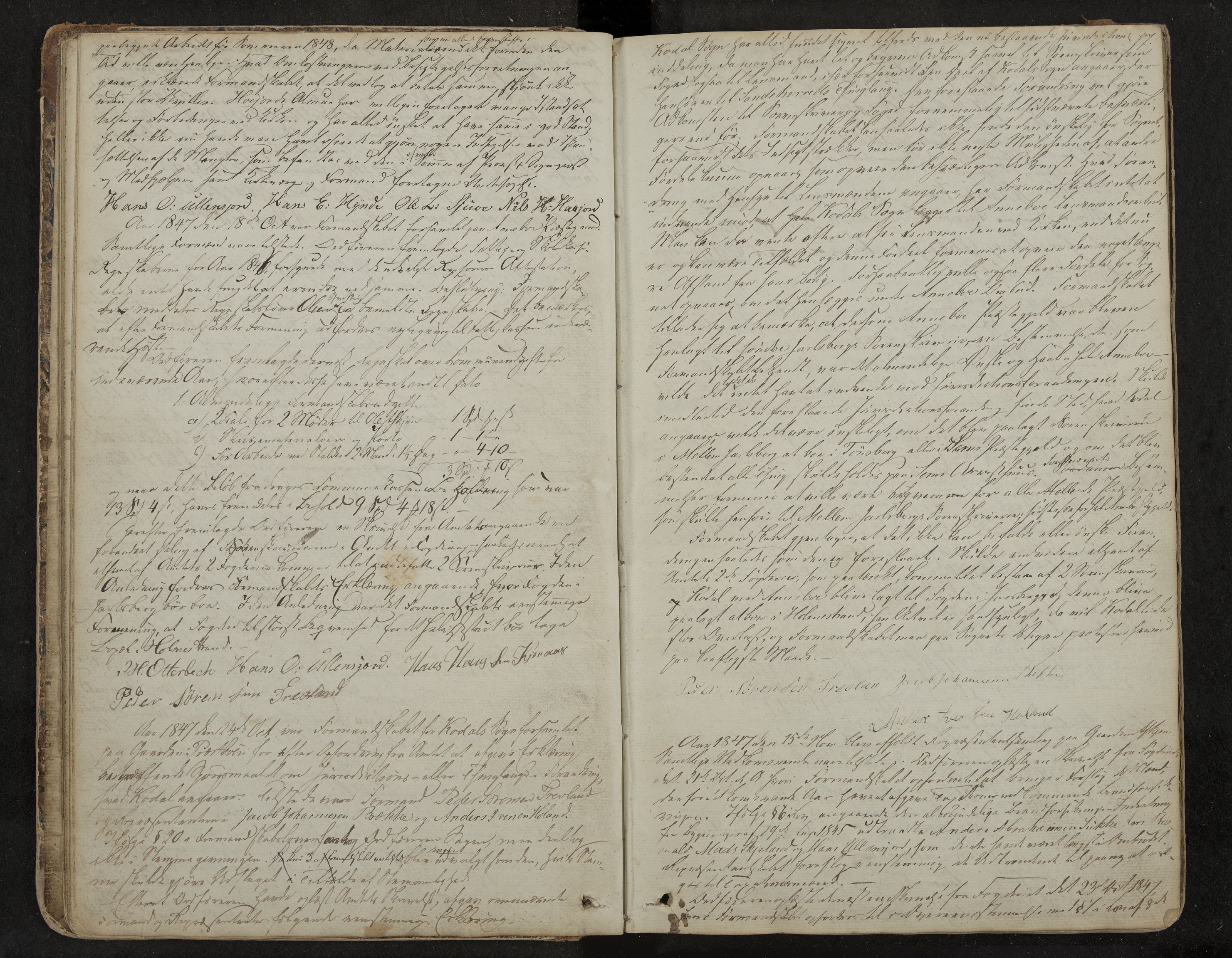 Andebu formannskap og sentraladministrasjon, IKAK/0719021-1/A/Aa/L0001: Møtebok med register, 1837-1869, s. 17