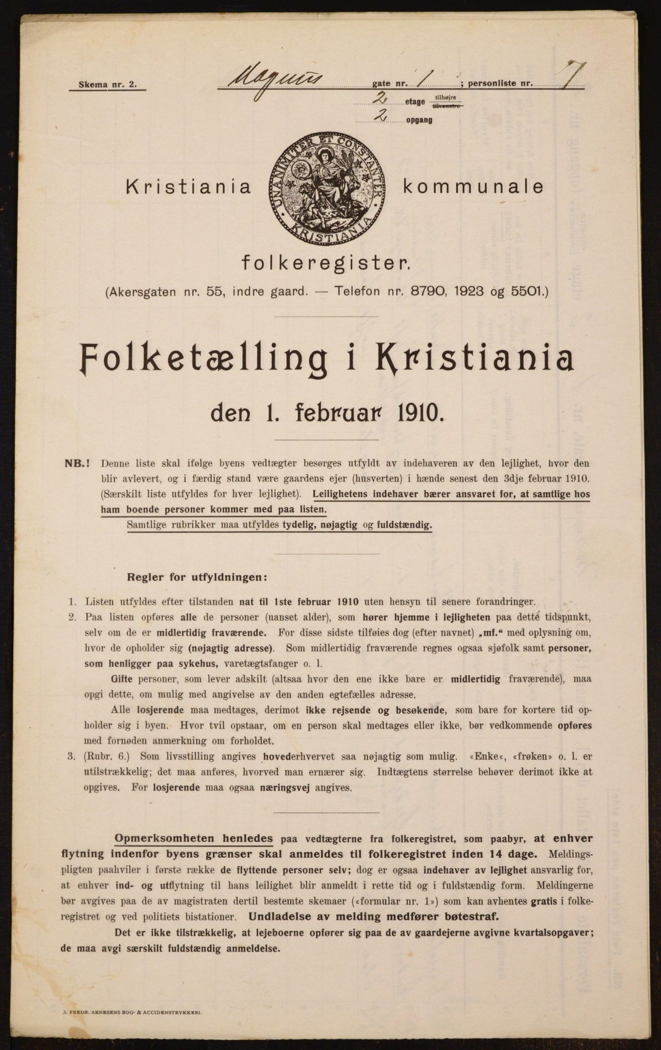 OBA, Kommunal folketelling 1.2.1910 for Kristiania, 1910, s. 57211