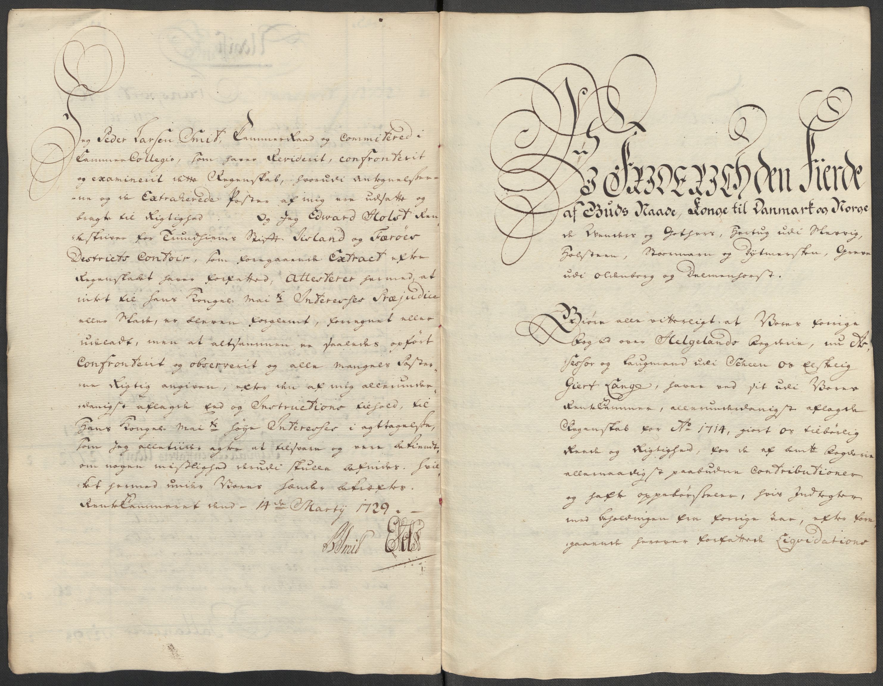 Rentekammeret inntil 1814, Reviderte regnskaper, Fogderegnskap, RA/EA-4092/R65/L4513: Fogderegnskap Helgeland, 1714-1715, s. 18