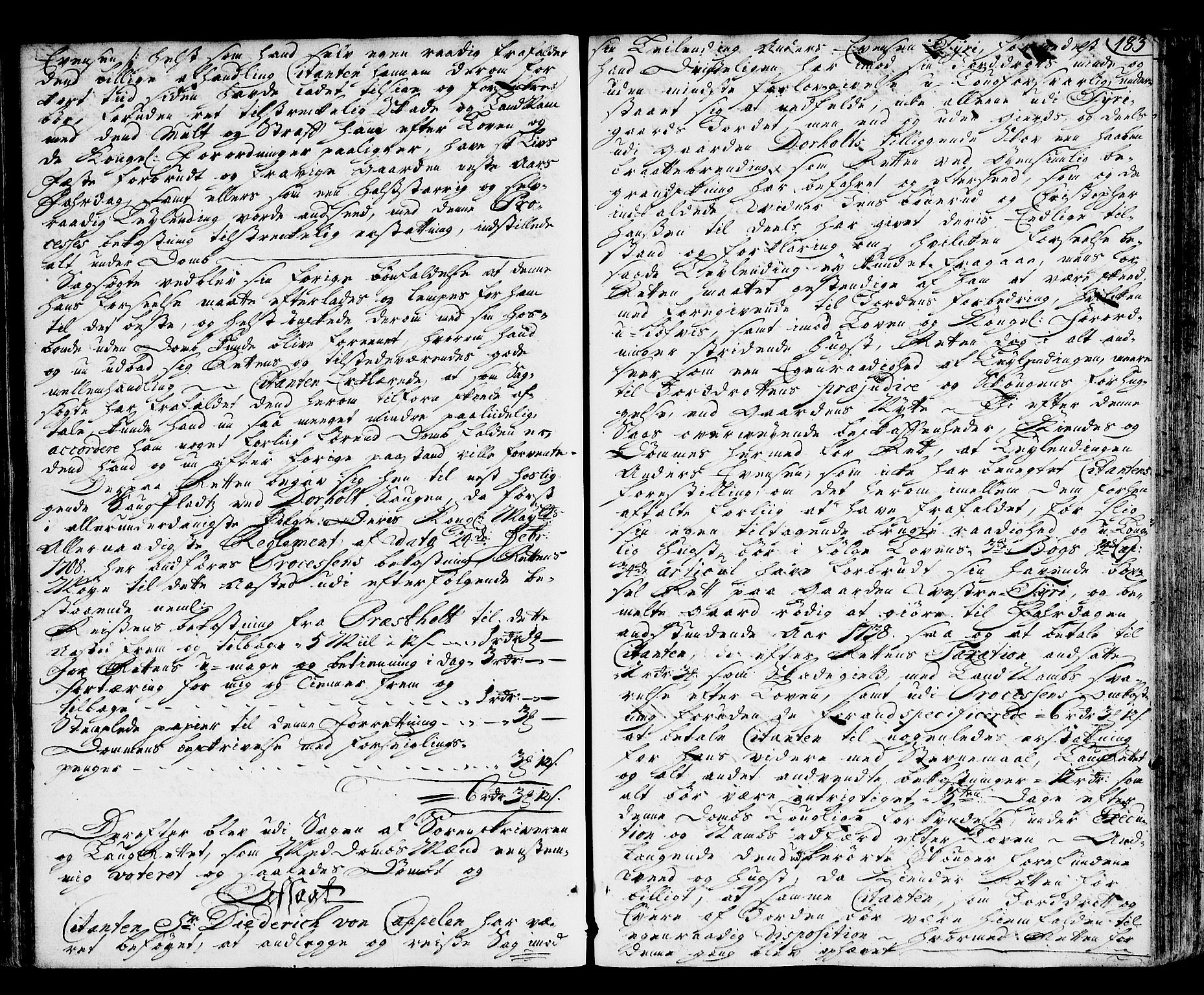 Nedre Telemark sorenskriveri, SAKO/A-135/F/Fa/L0015: Tingbok, 1736-1738, s. 183