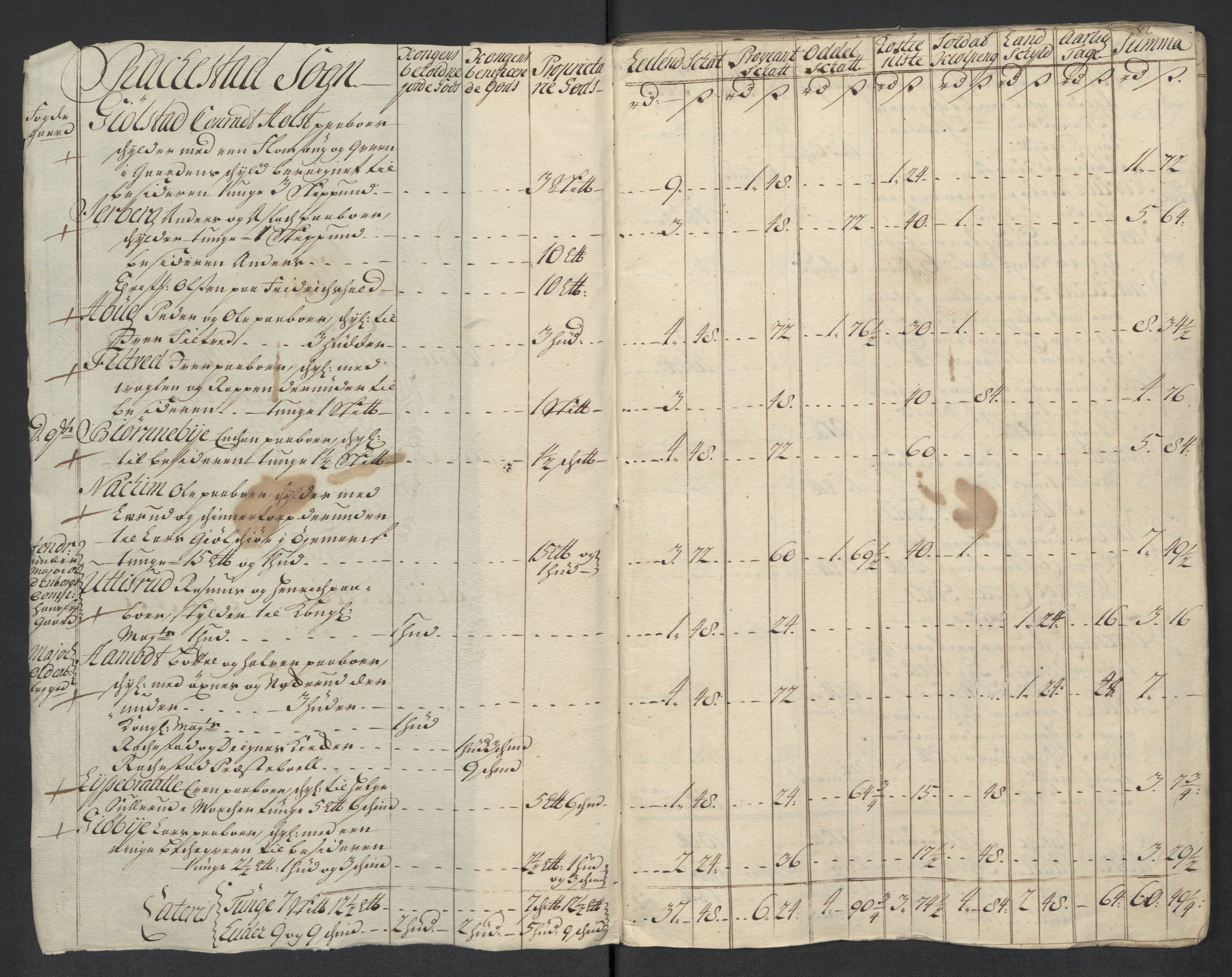Rentekammeret inntil 1814, Reviderte regnskaper, Fogderegnskap, AV/RA-EA-4092/R07/L0313: Fogderegnskap Rakkestad, Heggen og Frøland, 1717, s. 17