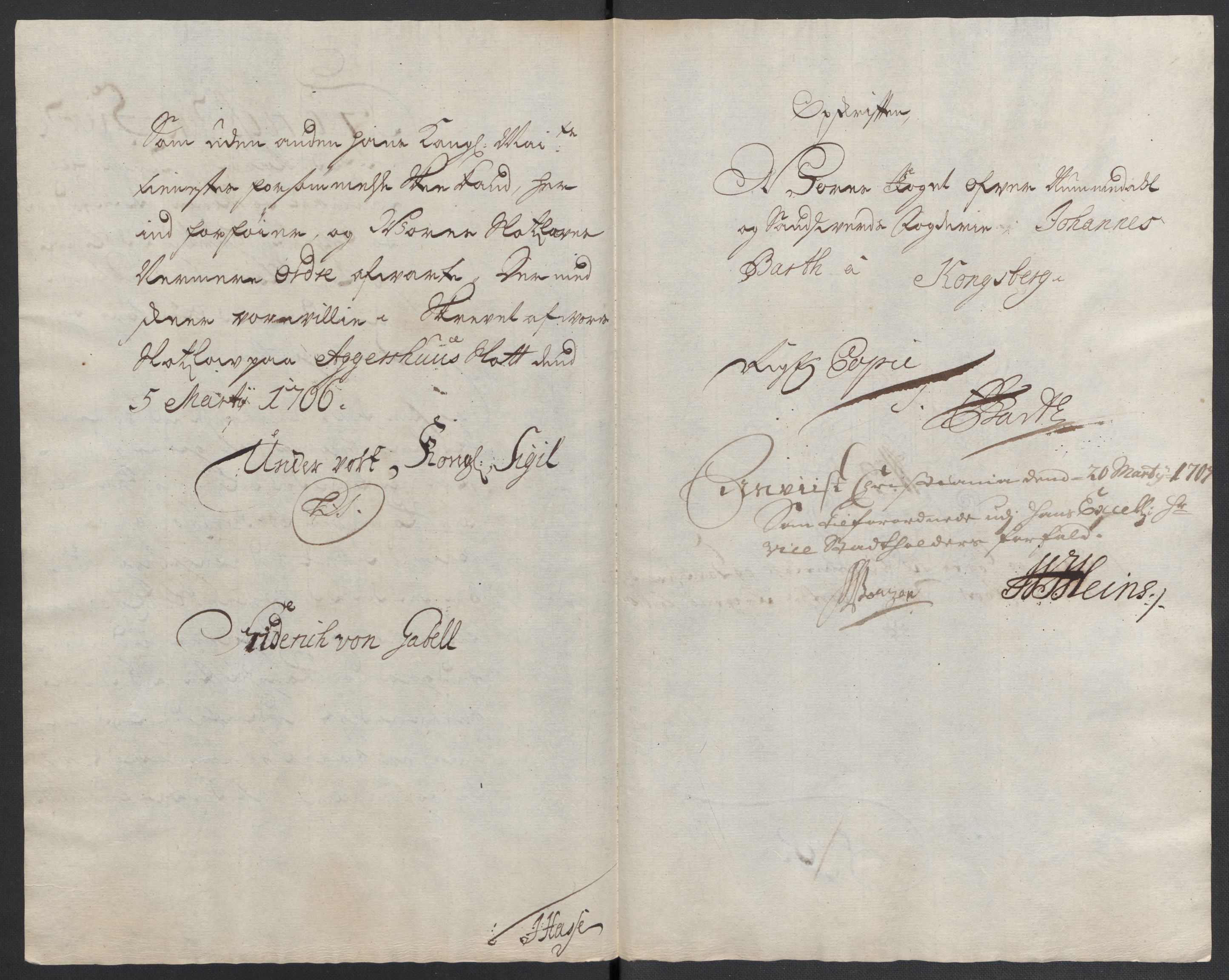 Rentekammeret inntil 1814, Reviderte regnskaper, Fogderegnskap, AV/RA-EA-4092/R24/L1583: Fogderegnskap Numedal og Sandsvær, 1705-1706, s. 386