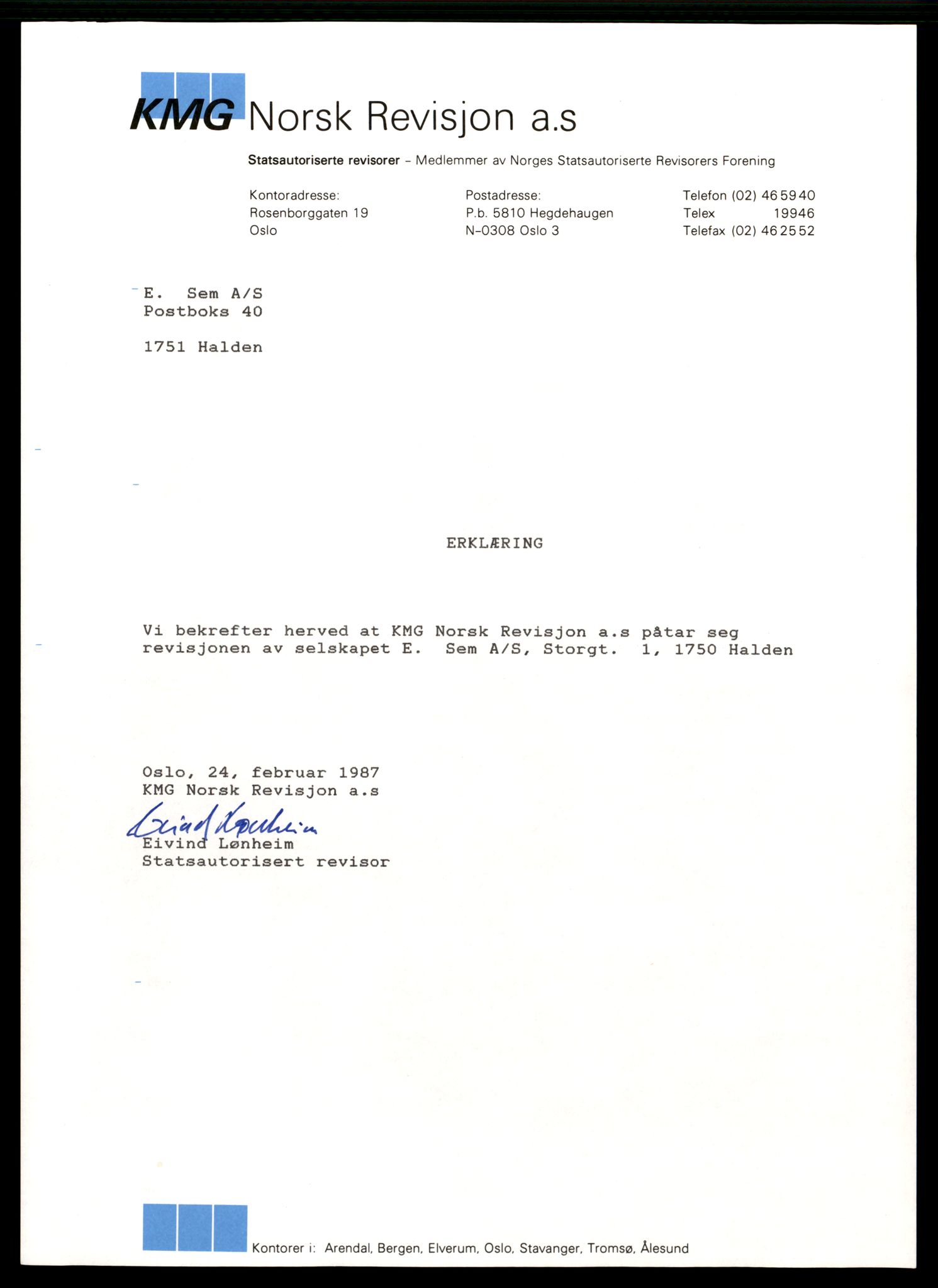 Halden tingrett, AV/SAT-A-10067/K/Kb/Kbb/L0015: Aksjeselskap, Se-St, 1944-1990, s. 5