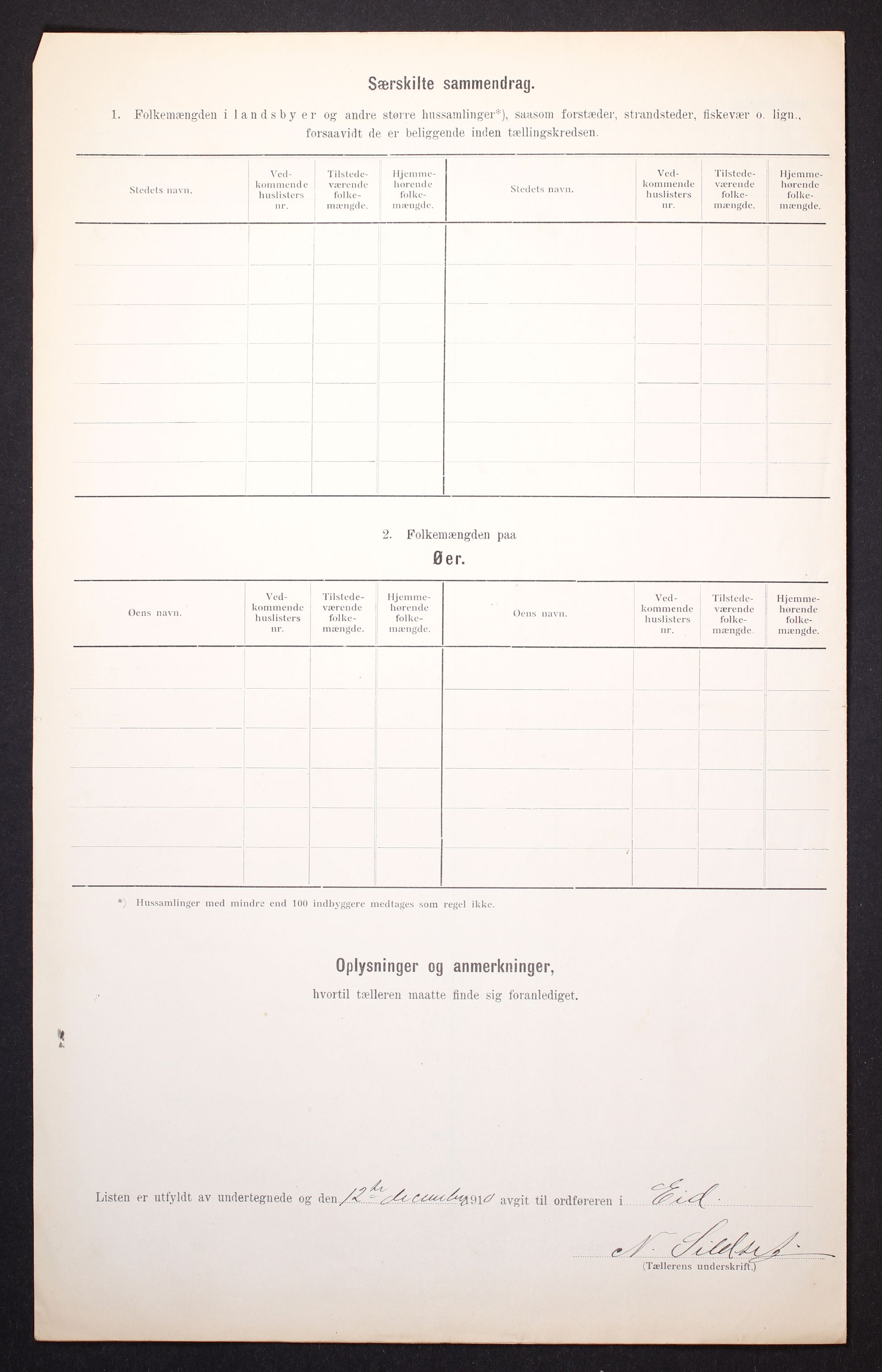 RA, Folketelling 1910 for 1538 Eid herred, 1910, s. 6