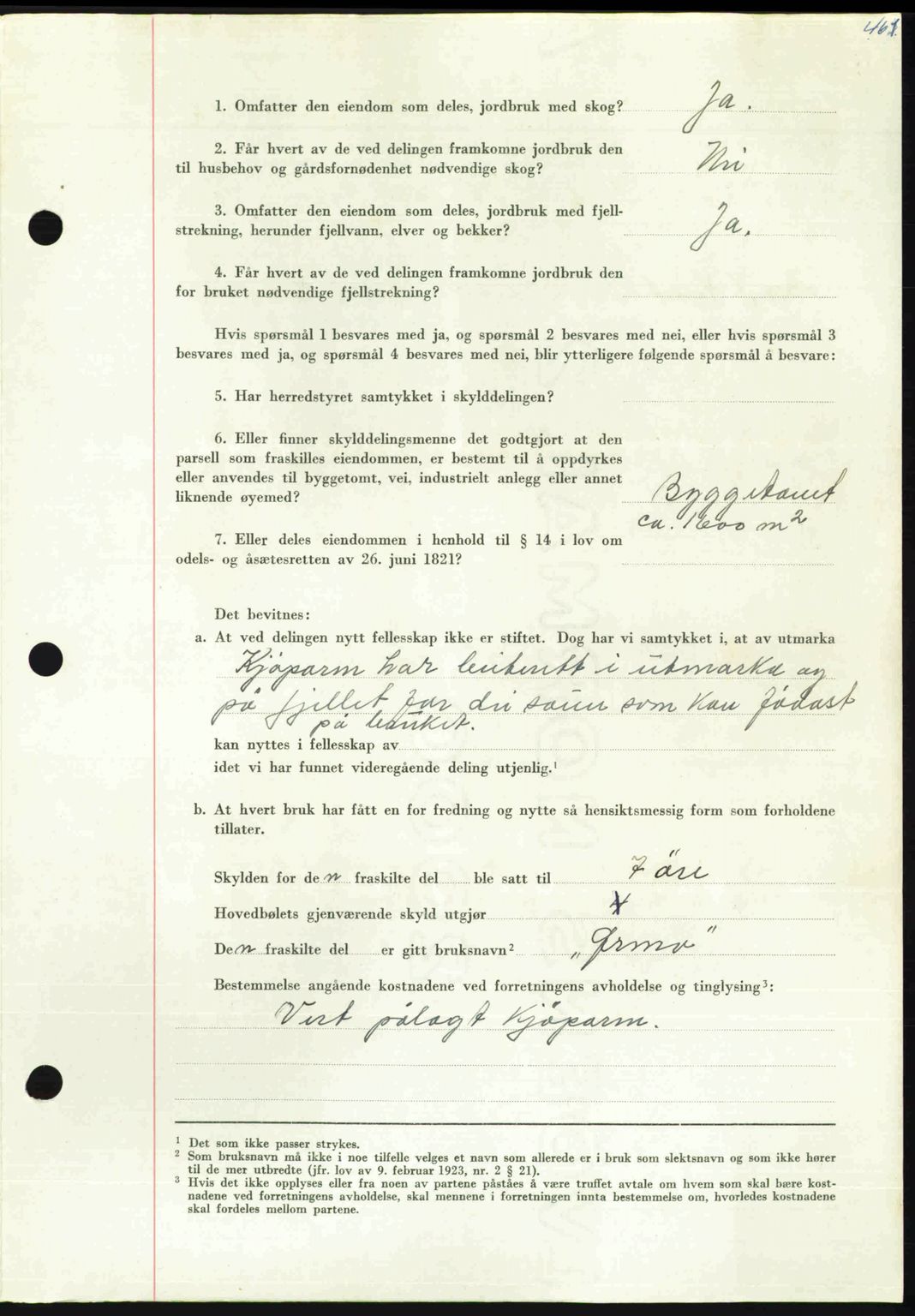 Nordmøre sorenskriveri, AV/SAT-A-4132/1/2/2Ca: Pantebok nr. A110, 1948-1949, Dagboknr: 125/1949