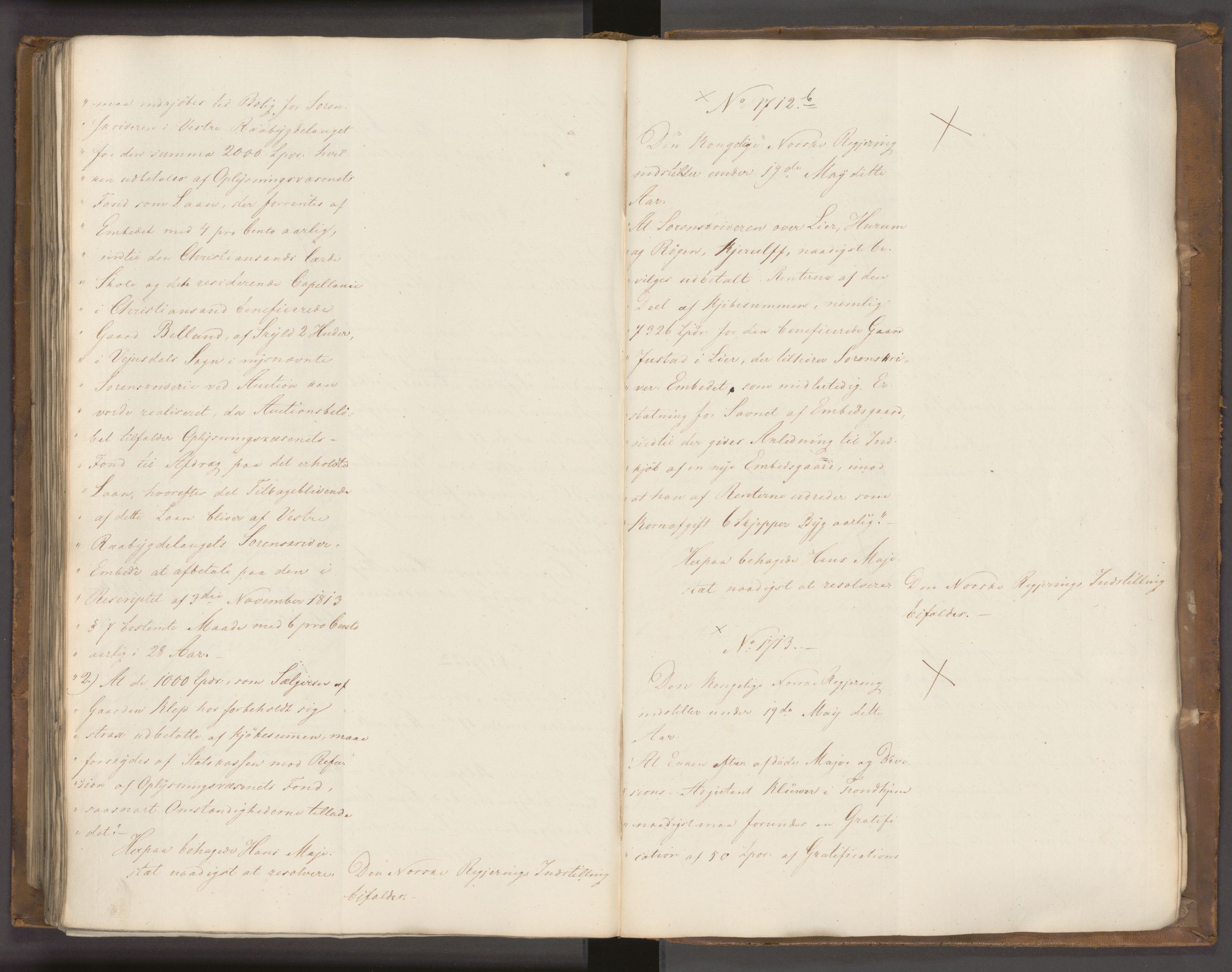 Statsrådssekretariatet, AV/RA-S-1001/A/Ab/L0022: Kgl. res. nr. 1210-1721, 1. halvår, 1826