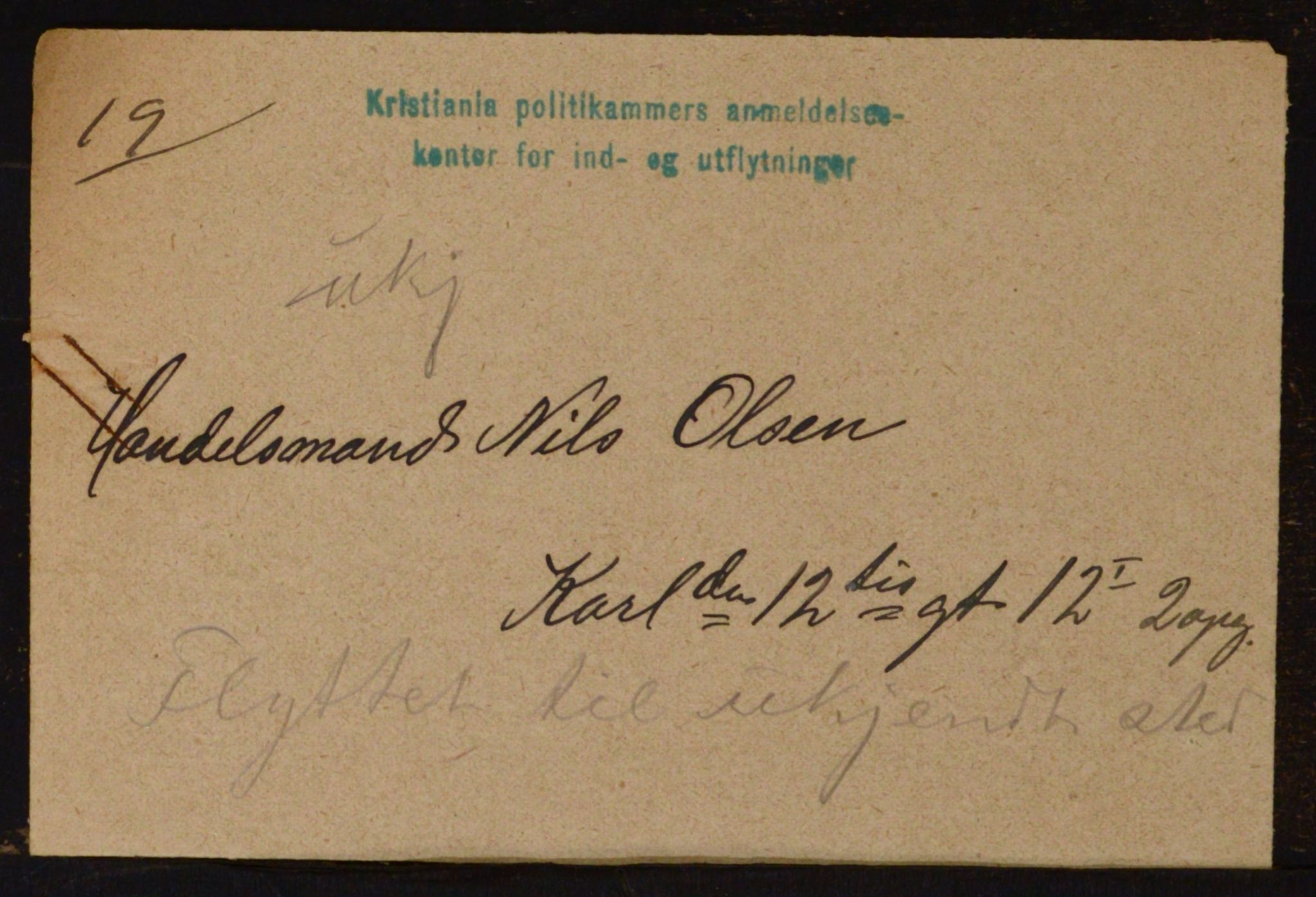 OBA, Kommunal folketelling 1.2.1910 for Kristiania, 1910, s. 46860