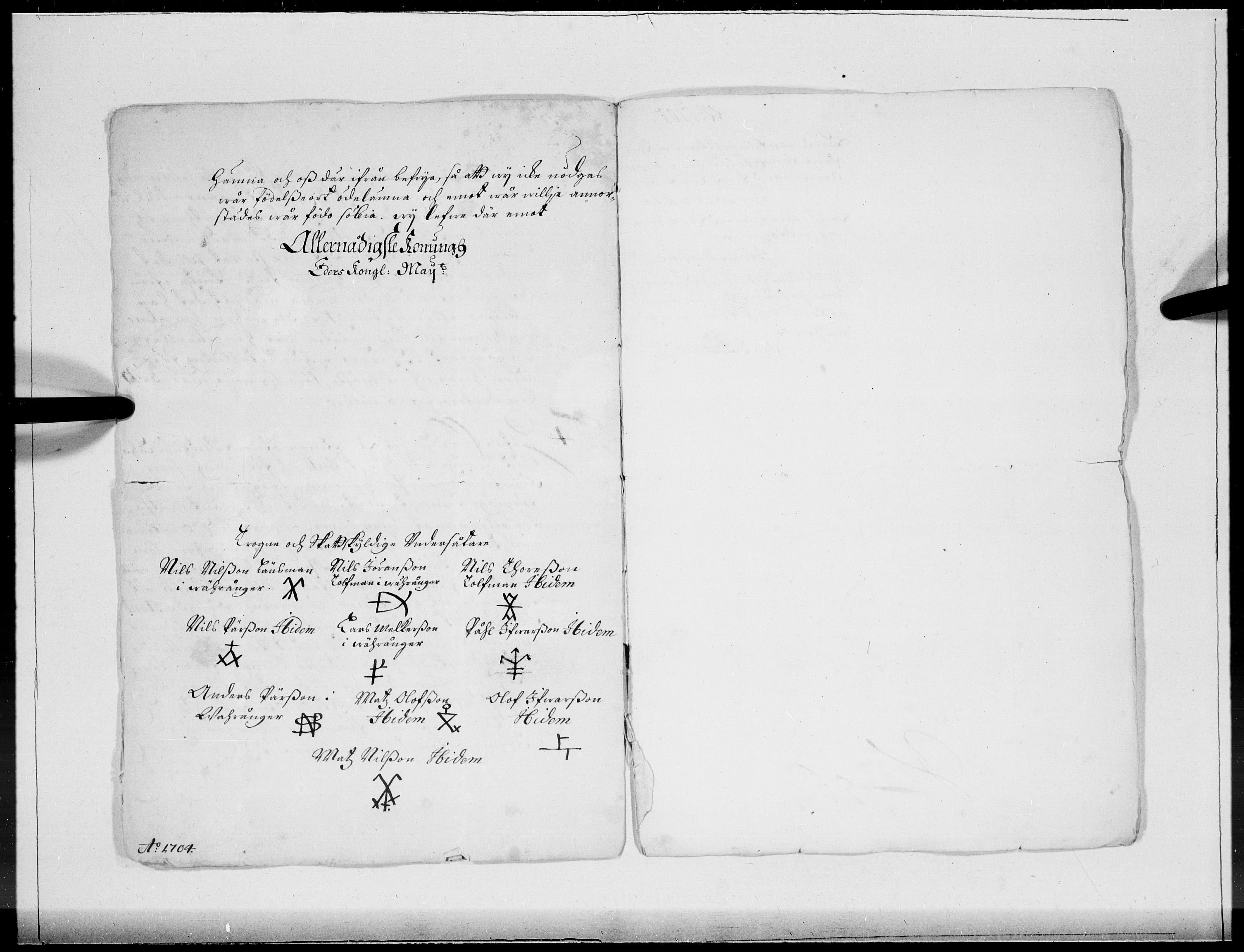 Danske Kanselli 1572-1799, AV/RA-EA-3023/F/Fc/Fcc/Fcca/L0058: Norske innlegg 1572-1799, 1705, s. 5