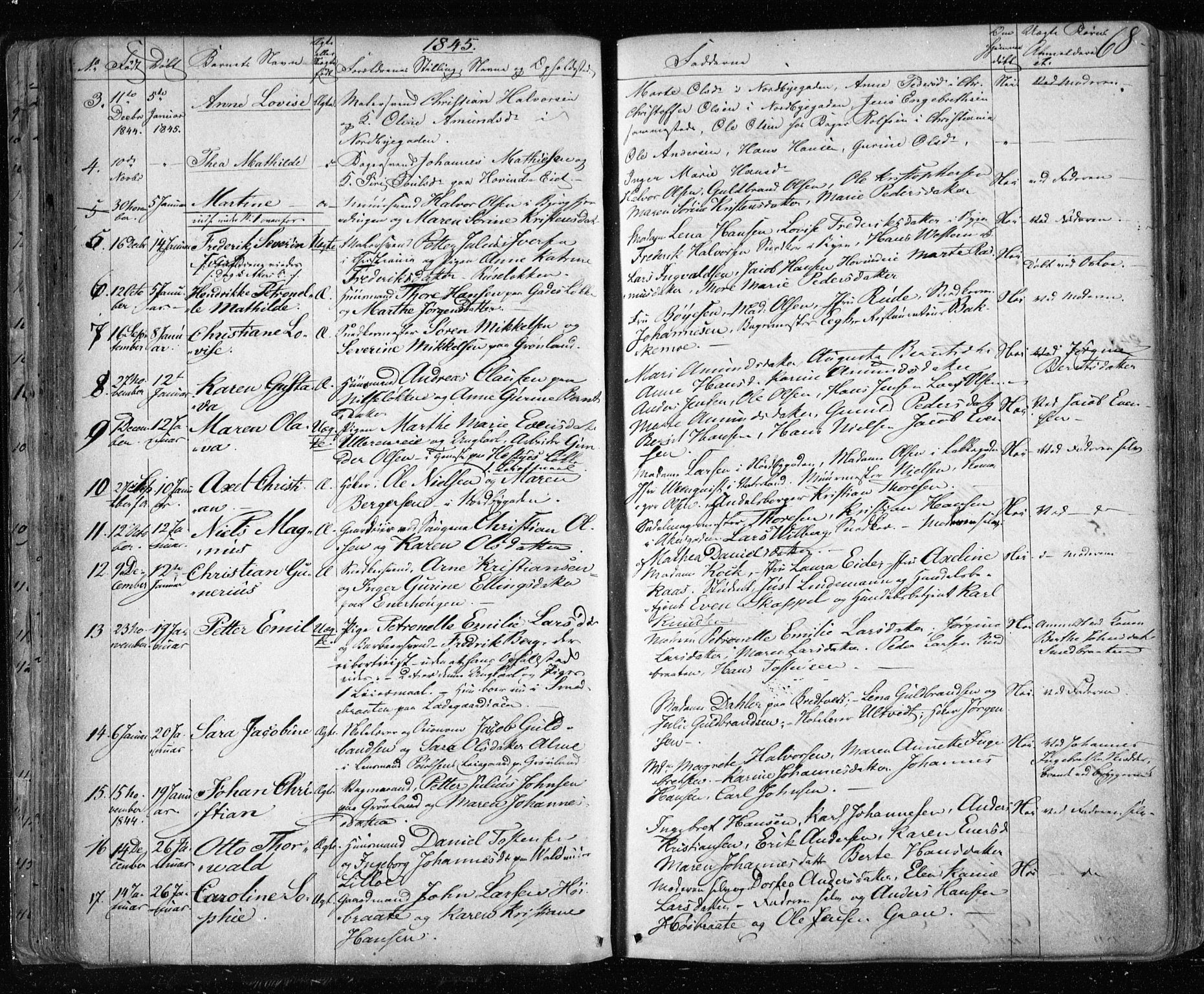 Aker prestekontor kirkebøker, AV/SAO-A-10861/F/L0019: Ministerialbok nr. 19, 1842-1852, s. 68