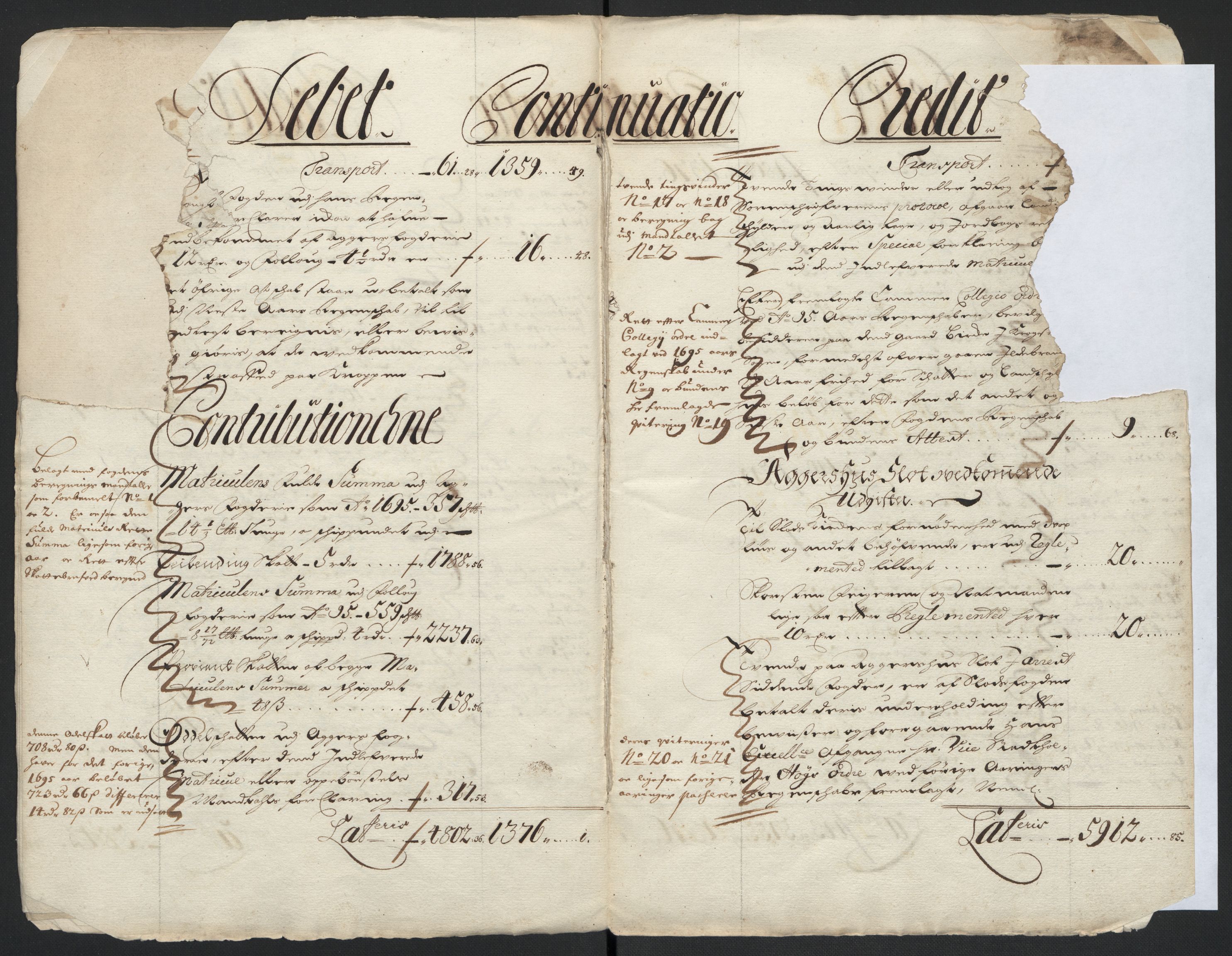 Rentekammeret inntil 1814, Reviderte regnskaper, Fogderegnskap, AV/RA-EA-4092/R10/L0440: Fogderegnskap Aker og Follo, 1696-1697, s. 23