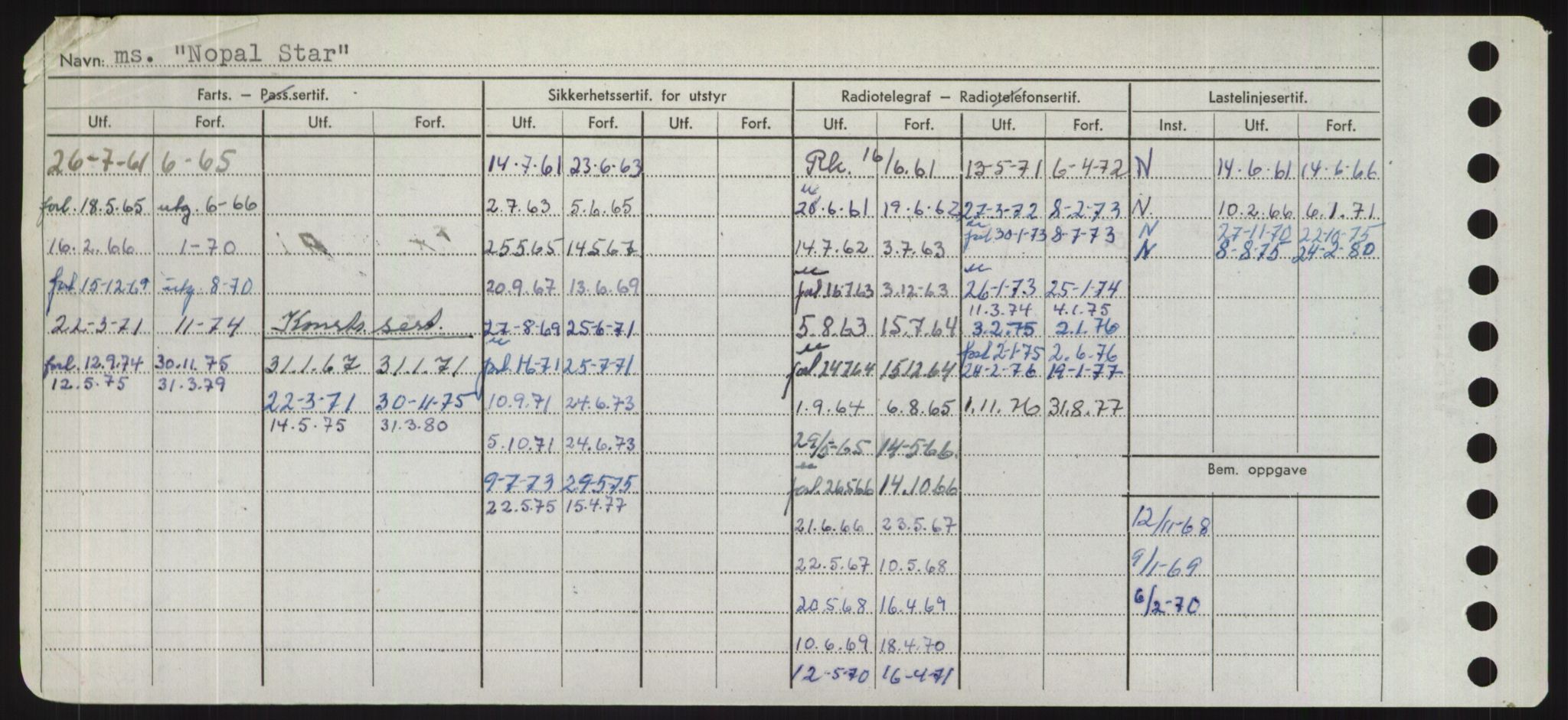 Sjøfartsdirektoratet med forløpere, Skipsmålingen, RA/S-1627/H/Hd/L0026: Fartøy, N-Norhol, s. 298