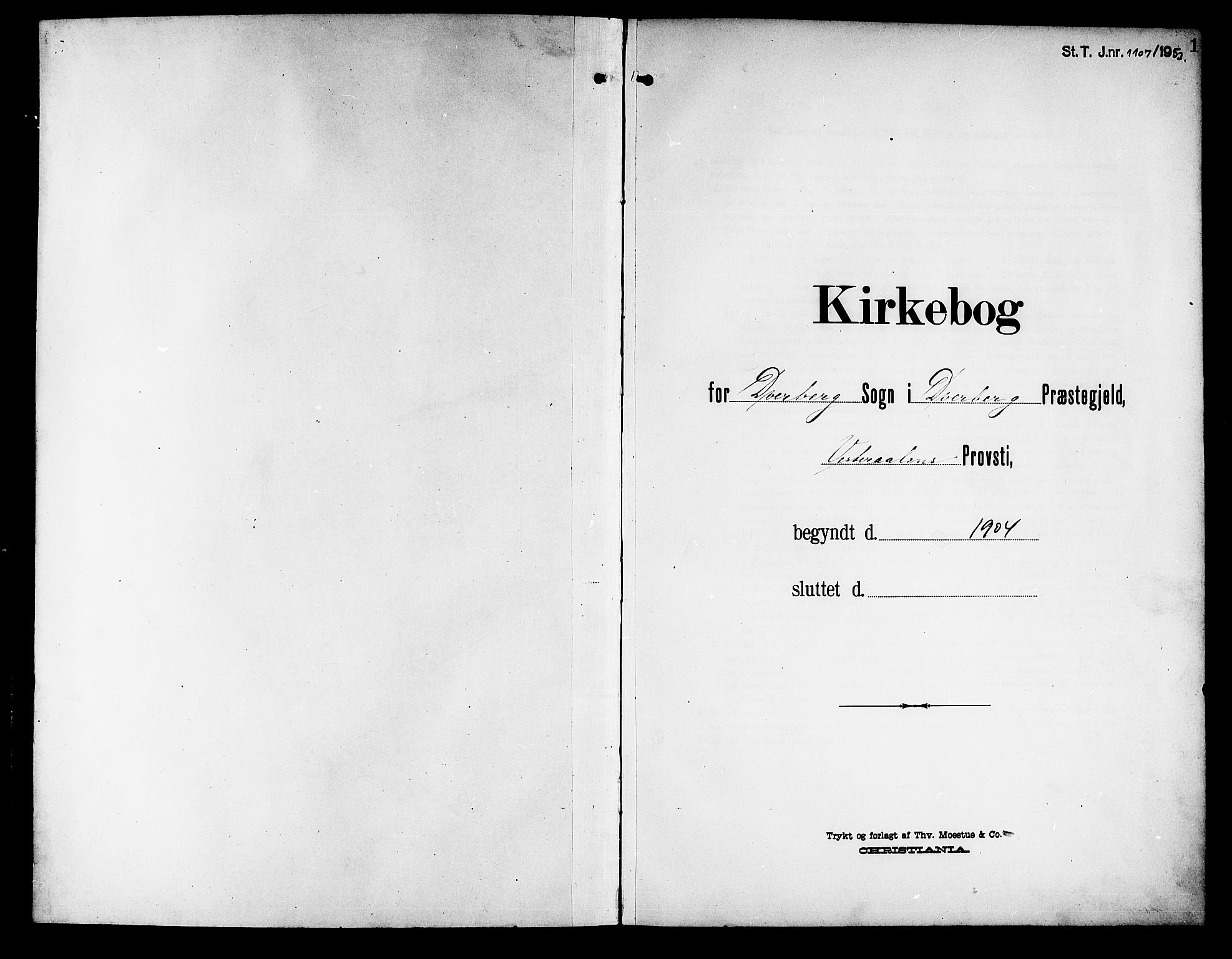 Ministerialprotokoller, klokkerbøker og fødselsregistre - Nordland, SAT/A-1459/897/L1414: Klokkerbok nr. 897C04, 1904-1915, s. 1
