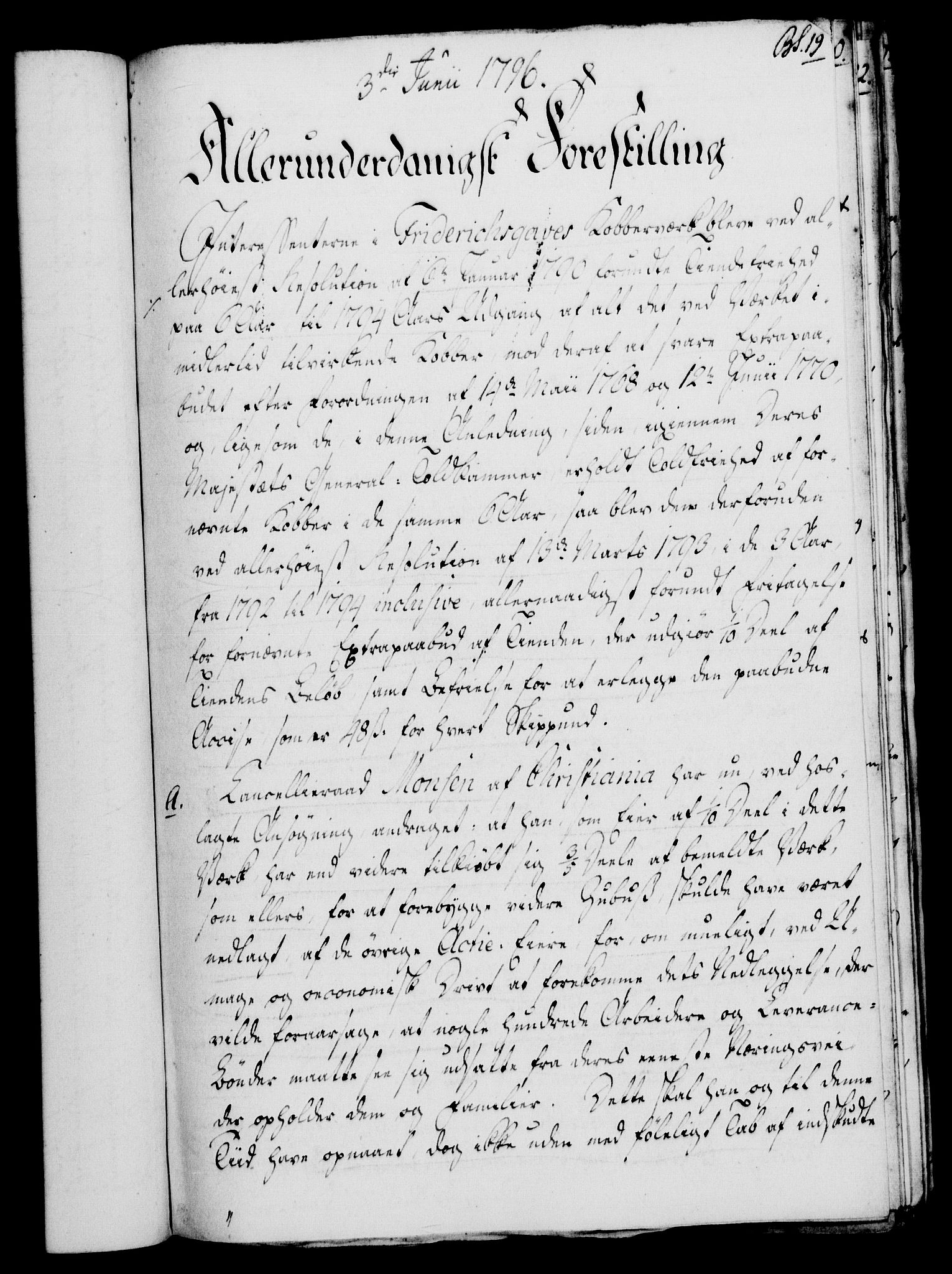 Rentekammeret, Renteskriverkontorene, AV/RA-EA-3115/M/Mf/Mfb/L0003: Relasjons- og resolusjonsprotokoll med register (merket RK 54.9), 1796-1798