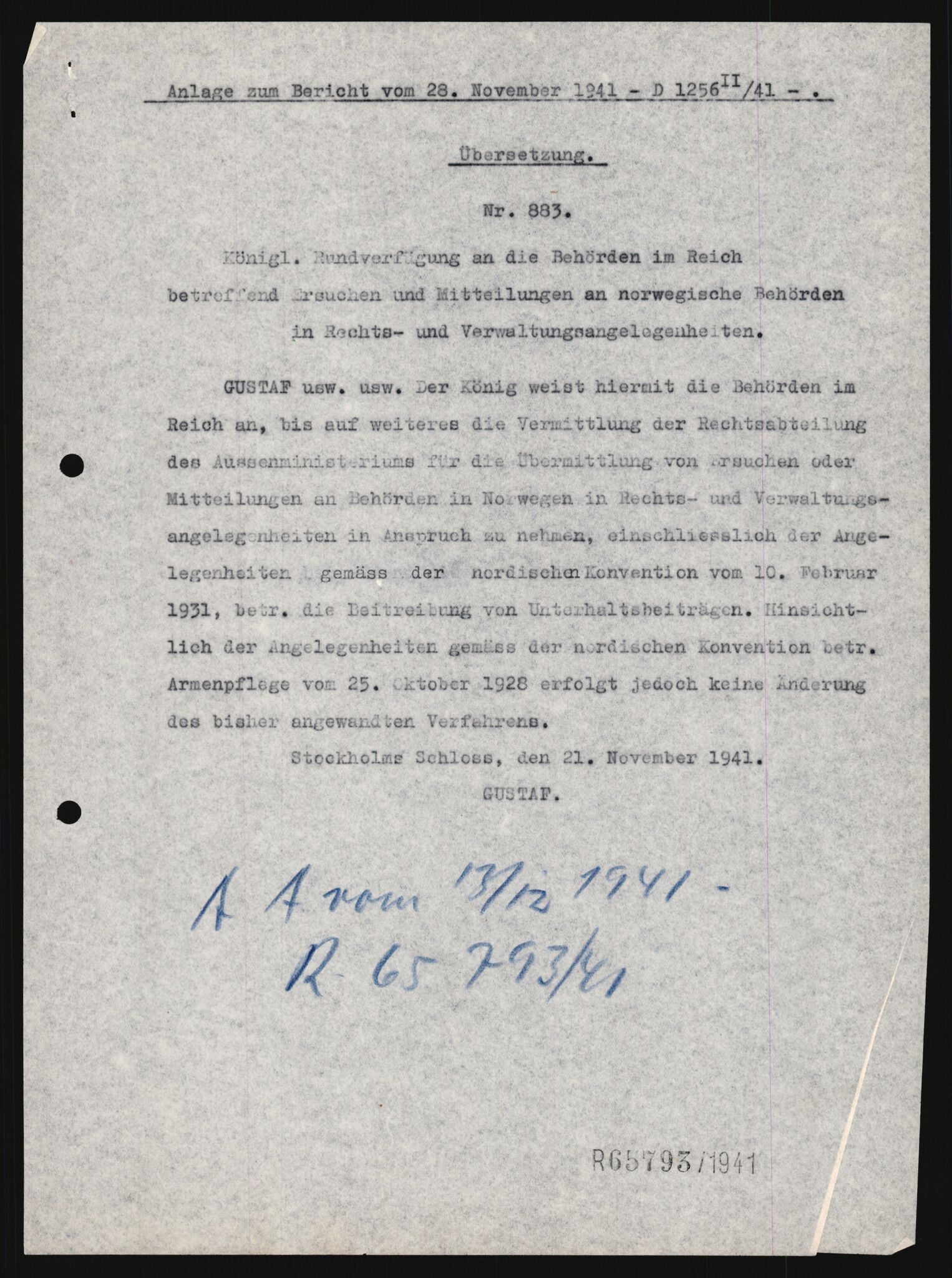 Forsvarets Overkommando. 2 kontor. Arkiv 11.4. Spredte tyske arkivsaker, AV/RA-RAFA-7031/D/Dar/Darb/L0013: Reichskommissariat - Hauptabteilung Vervaltung, 1917-1942, s. 1085