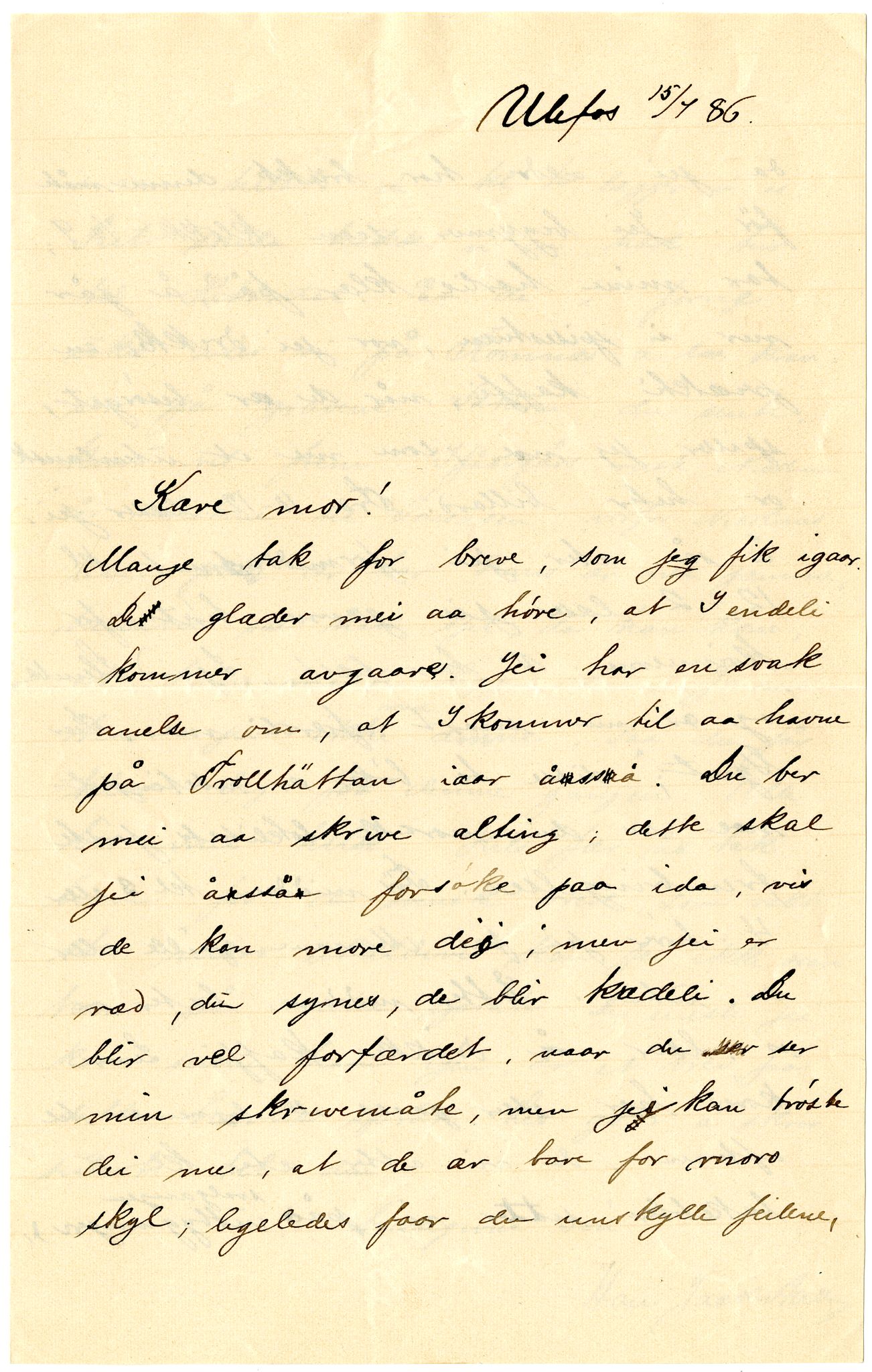 Diderik Maria Aalls brevsamling, NF/Ark-1023/F/L0001: D.M. Aalls brevsamling. A - B, 1738-1889, s. 205