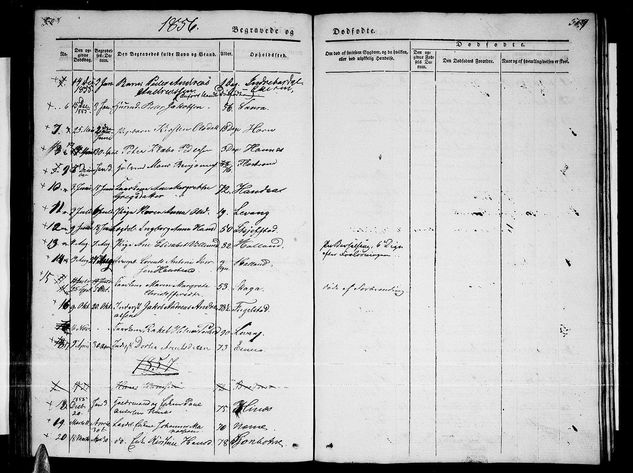 Ministerialprotokoller, klokkerbøker og fødselsregistre - Nordland, AV/SAT-A-1459/838/L0555: Klokkerbok nr. 838C02, 1842-1861, s. 508-509