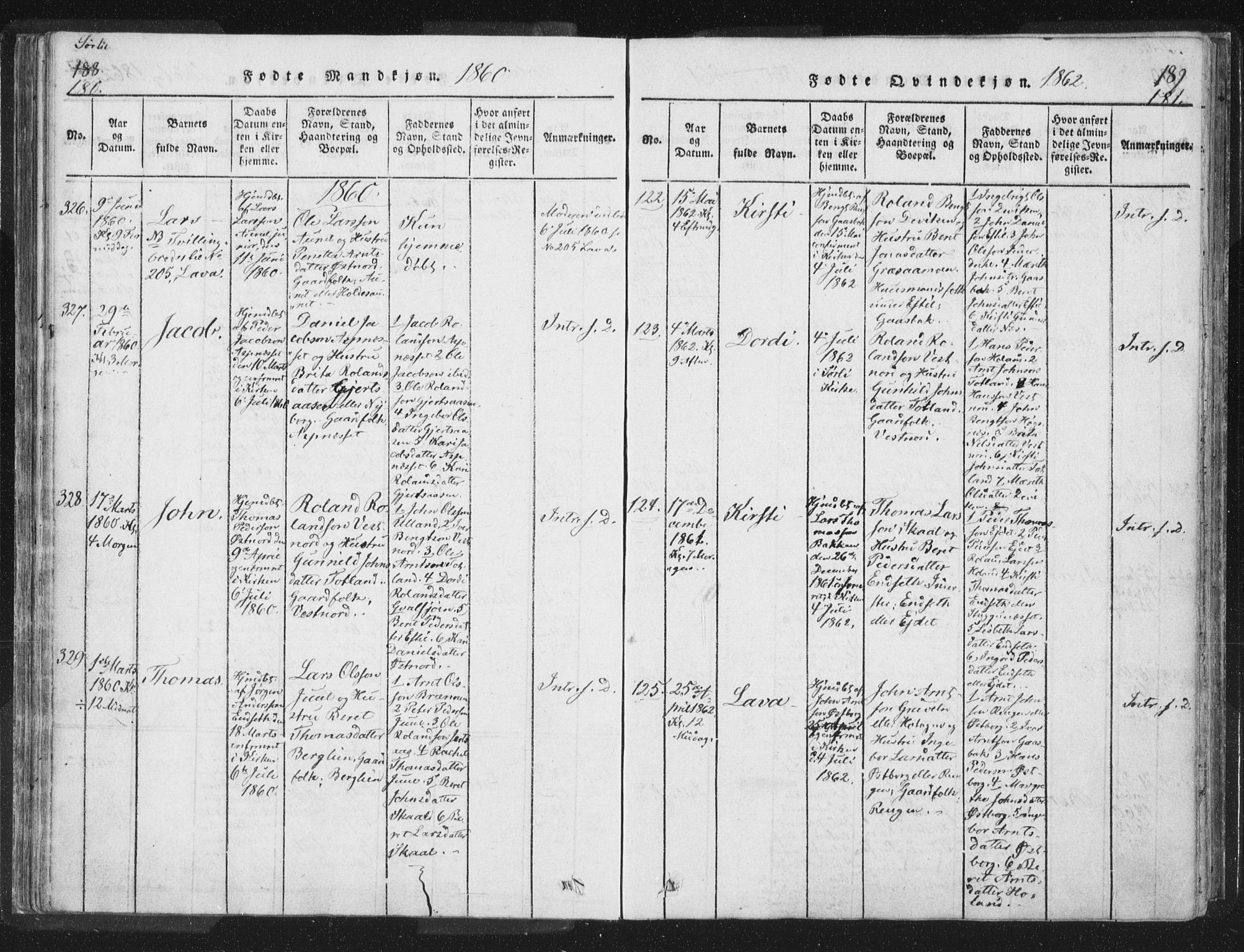 Ministerialprotokoller, klokkerbøker og fødselsregistre - Nord-Trøndelag, SAT/A-1458/755/L0491: Ministerialbok nr. 755A01 /2, 1817-1864, s. 180-181
