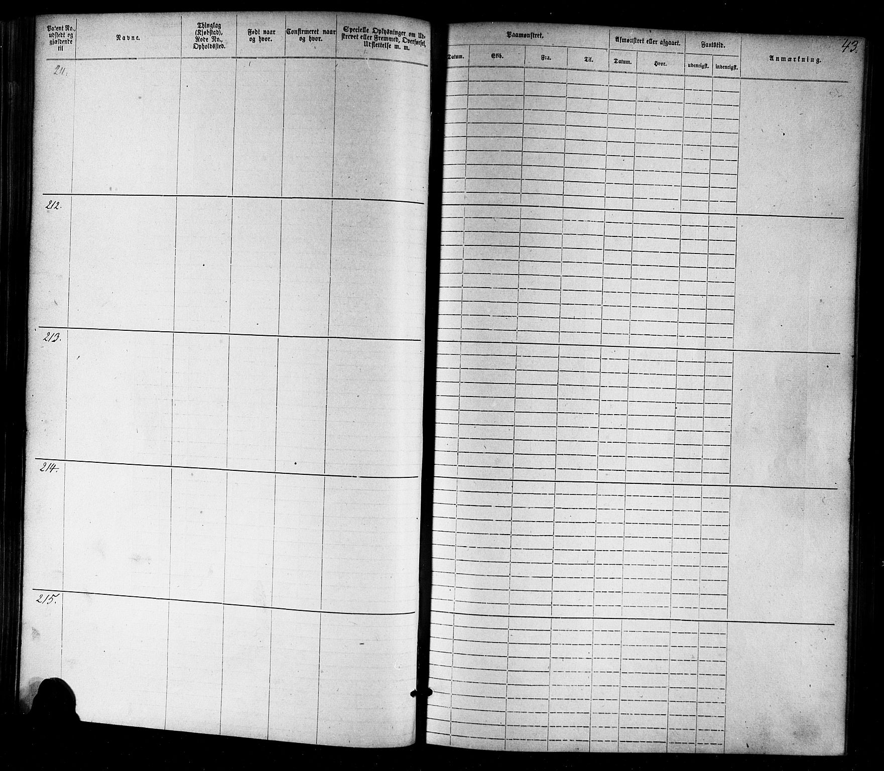 Farsund mønstringskrets, SAK/2031-0017/F/Fa/L0005: Annotasjonsrulle nr 1-1910 med register, Z-2, 1869-1877, s. 69