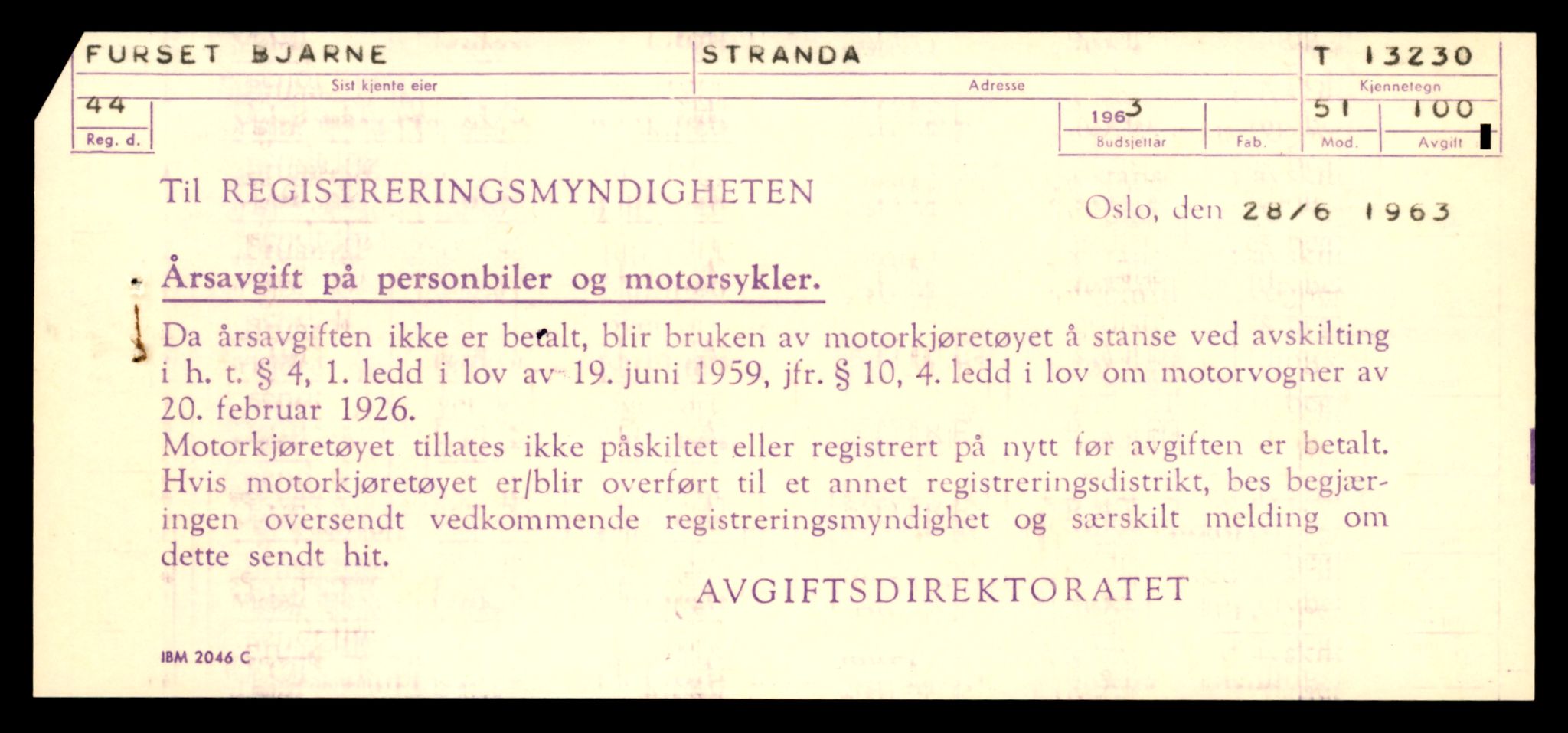 Møre og Romsdal vegkontor - Ålesund trafikkstasjon, AV/SAT-A-4099/F/Fe/L0038: Registreringskort for kjøretøy T 13180 - T 13360, 1927-1998, s. 861