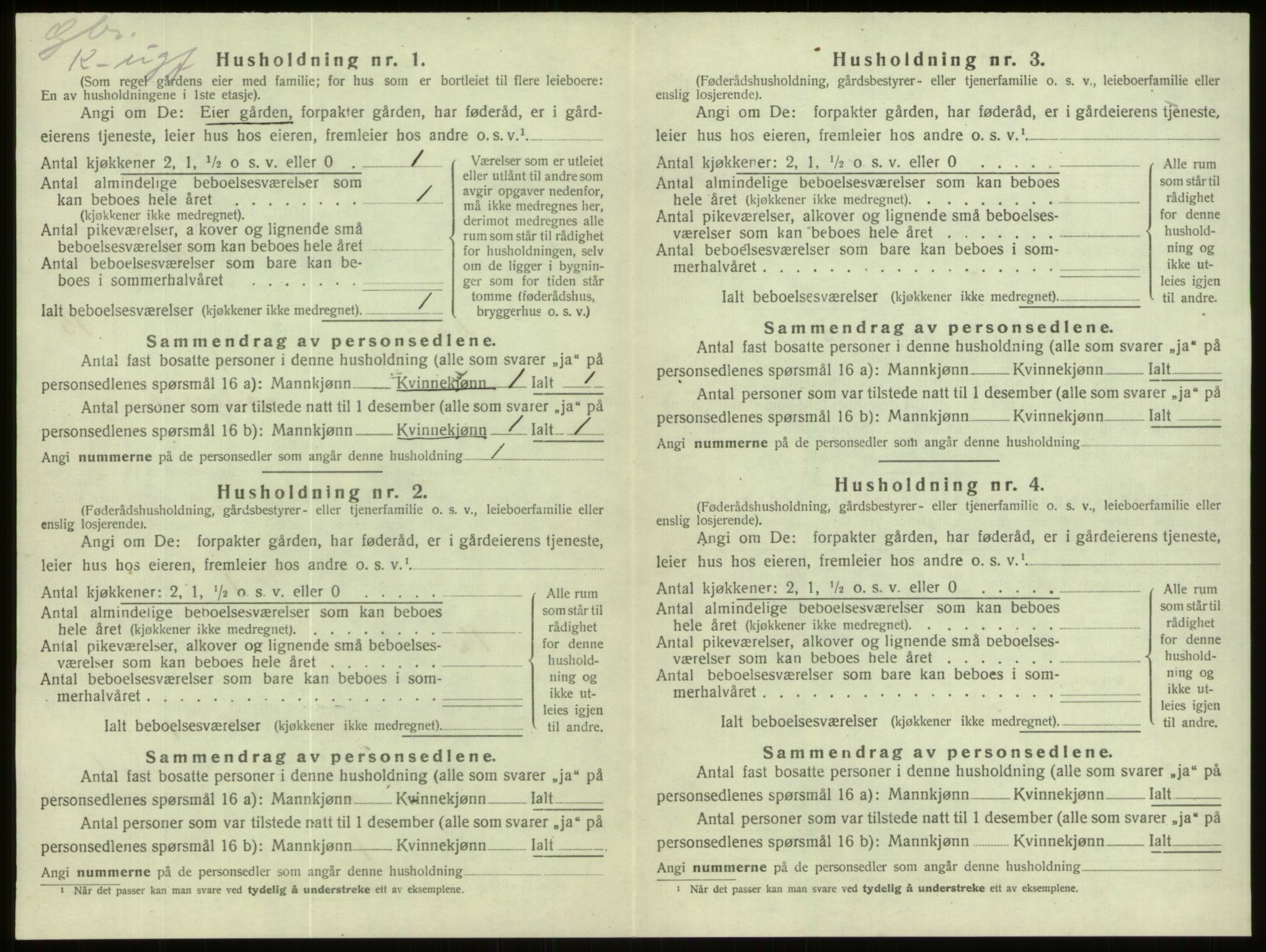 SAB, Folketelling 1920 for 1442 Davik herred, 1920, s. 957