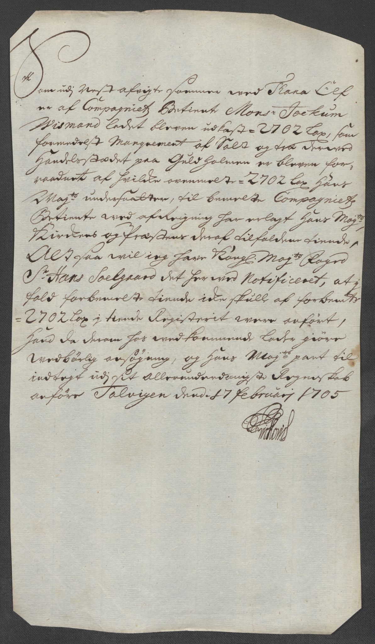 Rentekammeret inntil 1814, Reviderte regnskaper, Fogderegnskap, RA/EA-4092/R69/L4853: Fogderegnskap Finnmark/Vardøhus, 1705-1706, s. 112