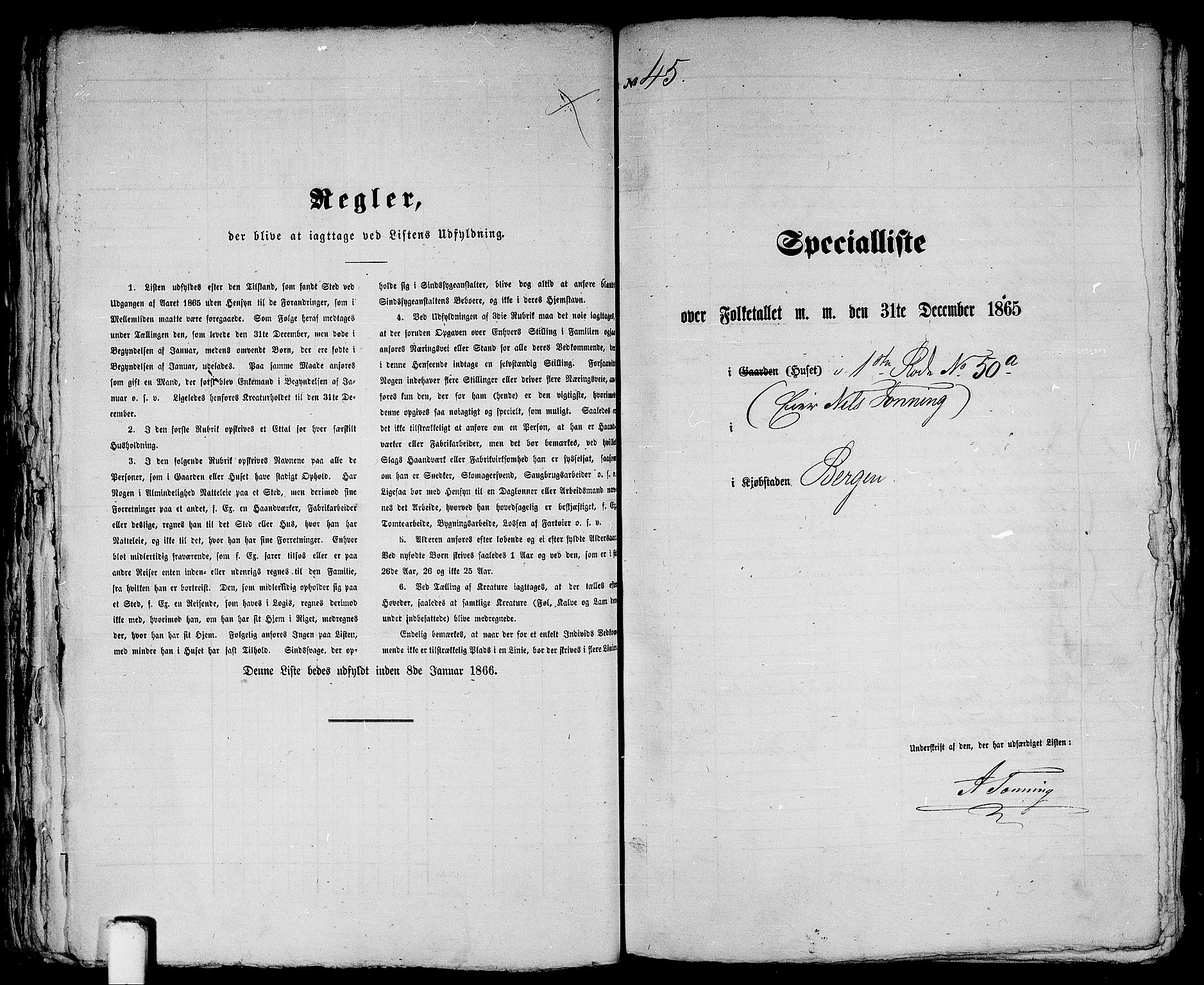 RA, Folketelling 1865 for 1301 Bergen kjøpstad, 1865, s. 132