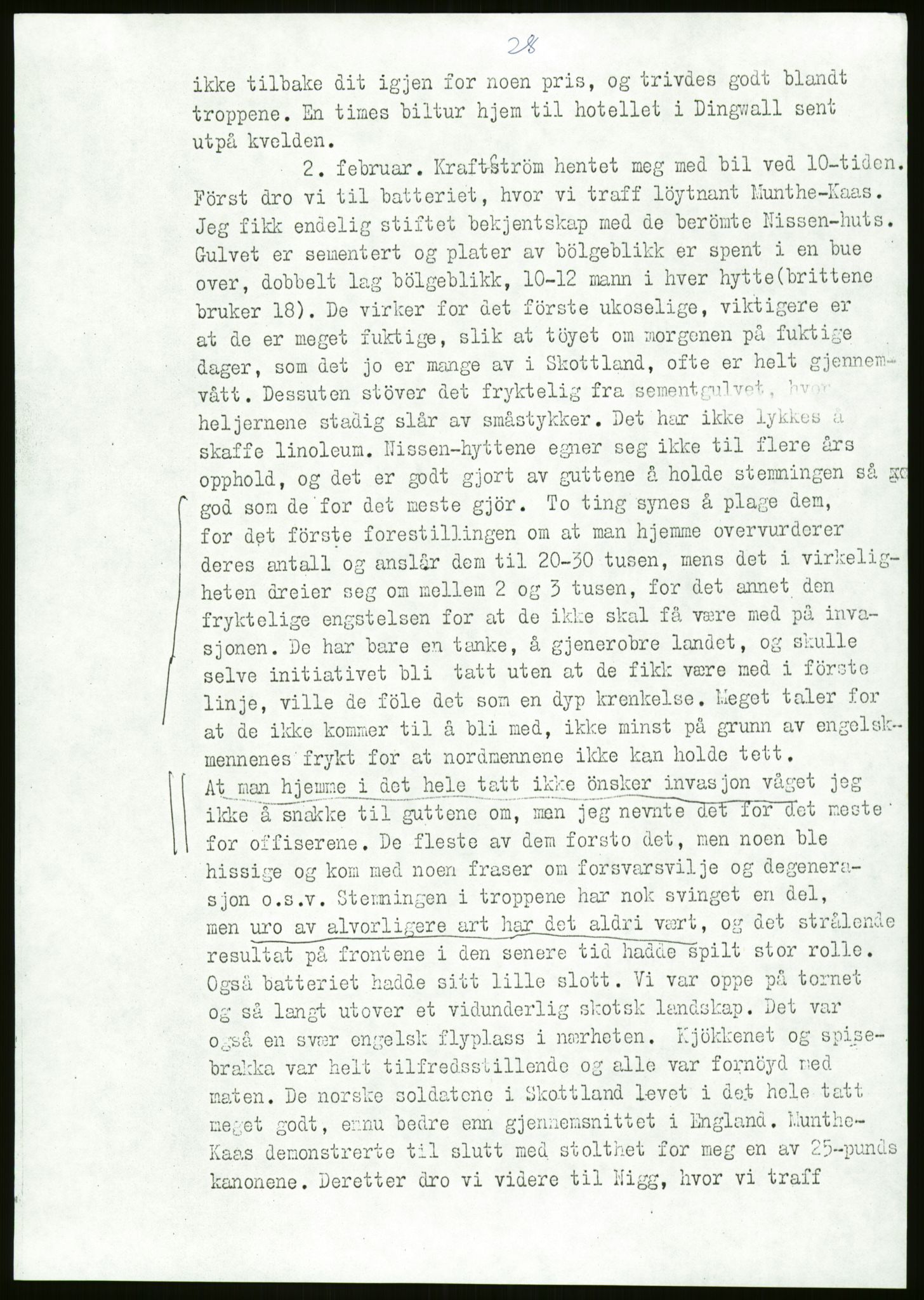 Ustvedt, Hans Jacob / Ustvedt familien, AV/RA-PA-1248/H/L0047/0002: Dagbøker / Londondagboken, 1943, s. 28