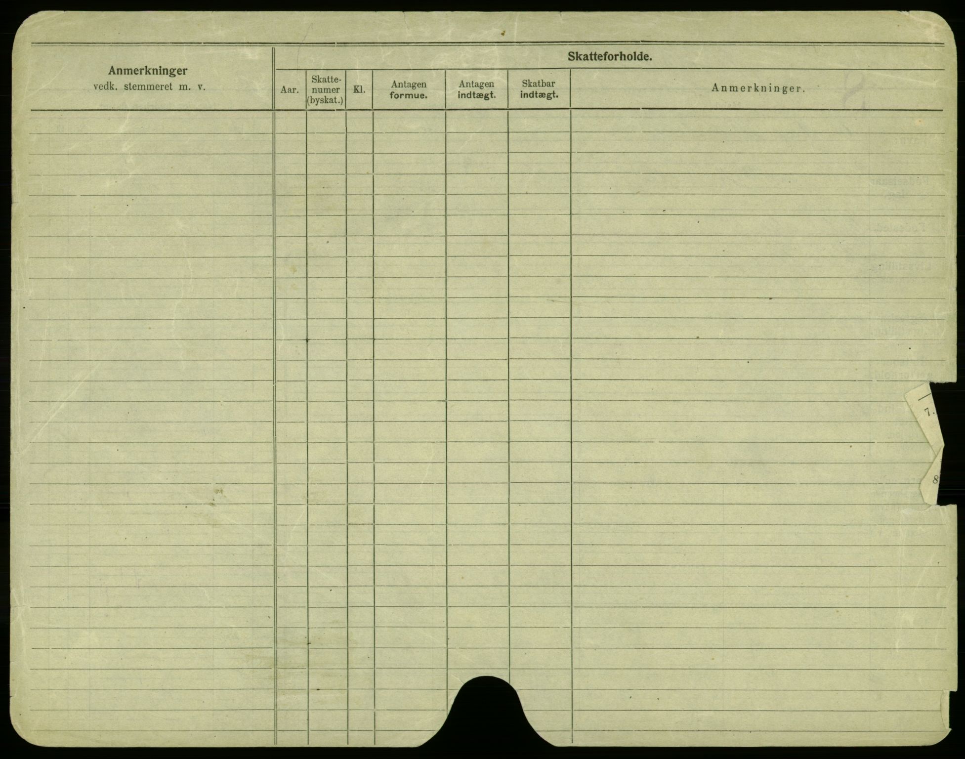 Oslo folkeregister, Registerkort, AV/SAO-A-11715/F/Fa/Fac/L0005: Menn, 1906-1914, s. 1069b