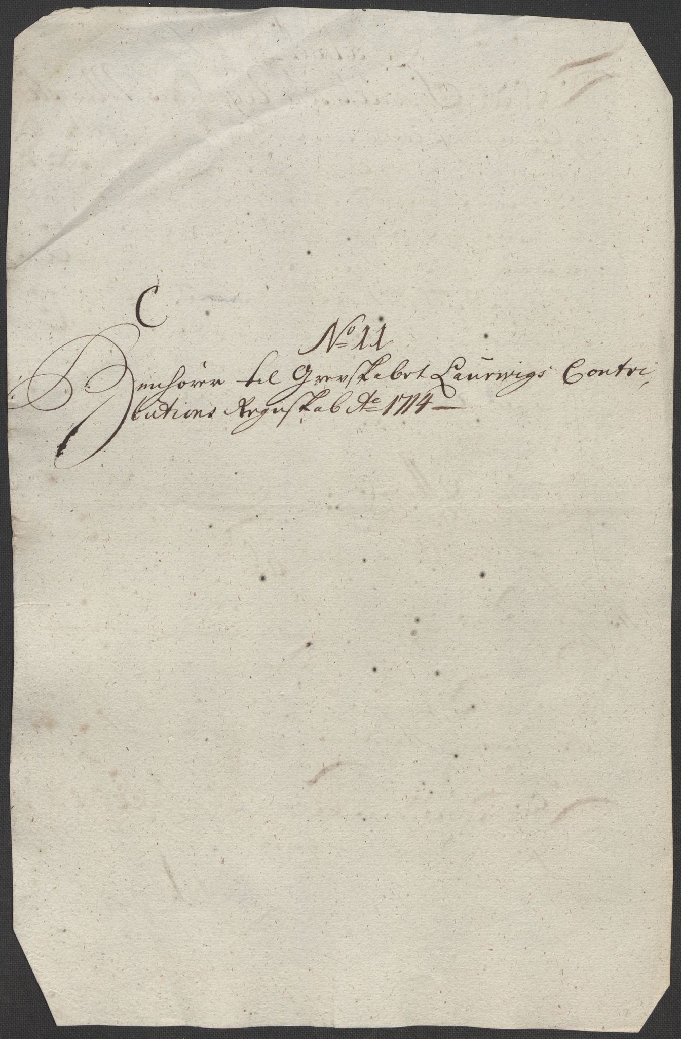 Rentekammeret inntil 1814, Reviderte regnskaper, Fogderegnskap, AV/RA-EA-4092/R33/L1986: Fogderegnskap Larvik grevskap, 1714-1715, s. 172