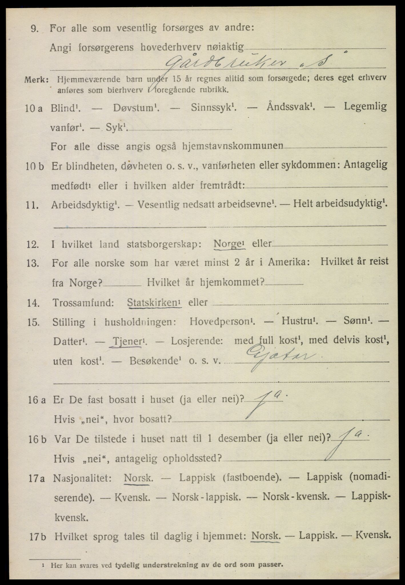 SAT, Folketelling 1920 for 1716 Åsen herred, 1920, s. 1927