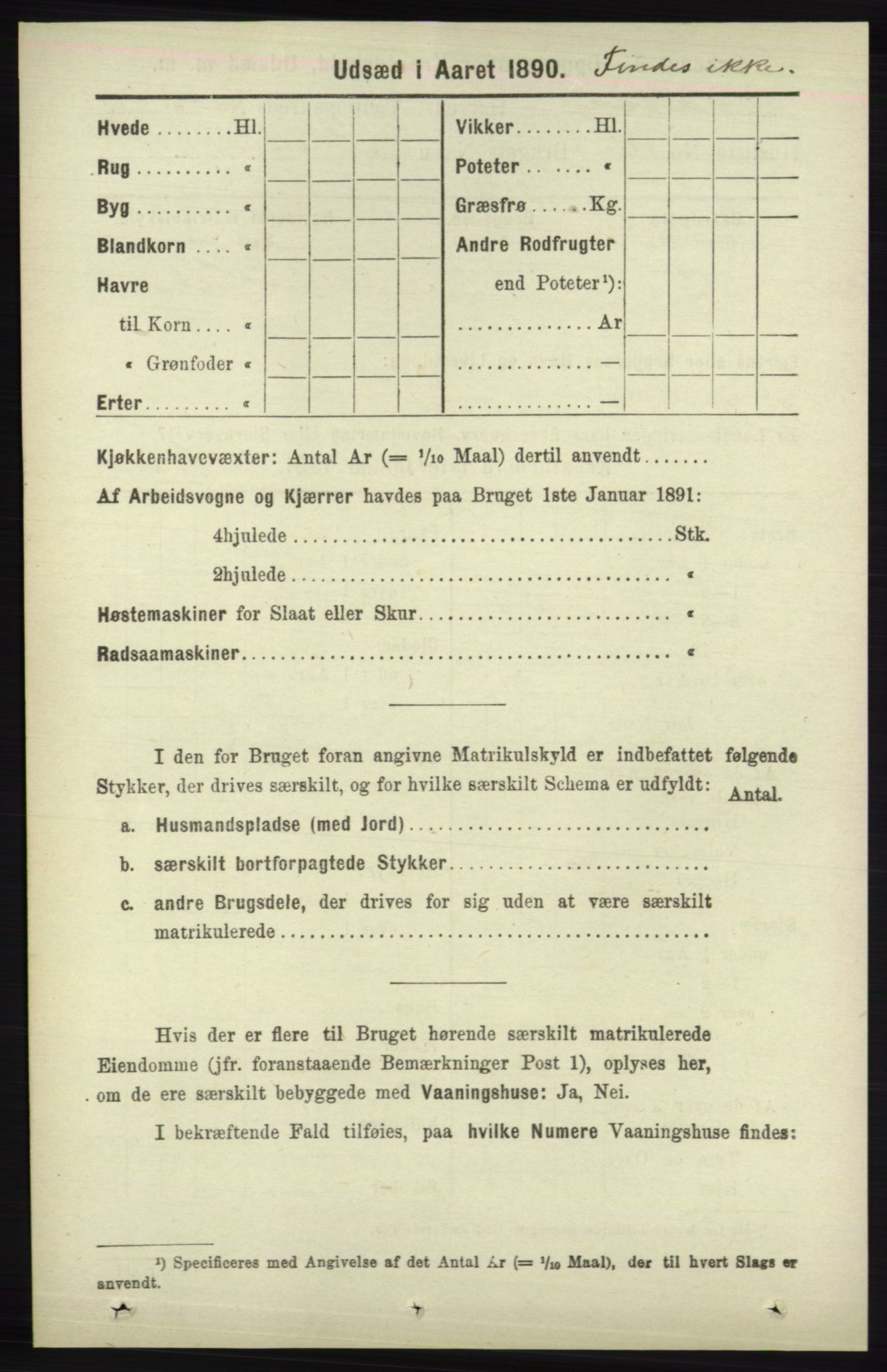 RA, Folketelling 1891 for 1041 Vanse herred, 1891, s. 7815