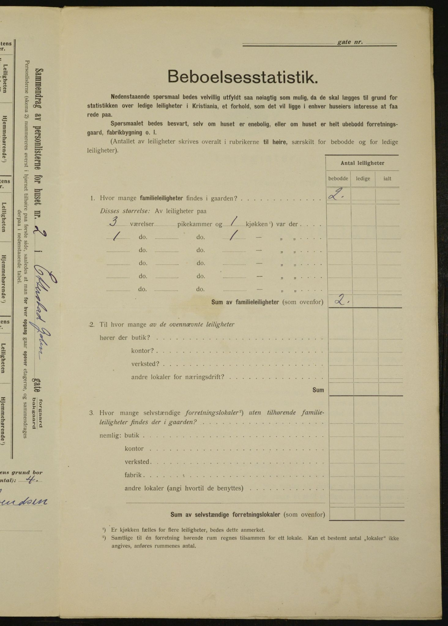 OBA, Kommunal folketelling 1.2.1912 for Kristiania, 1912, s. 22301