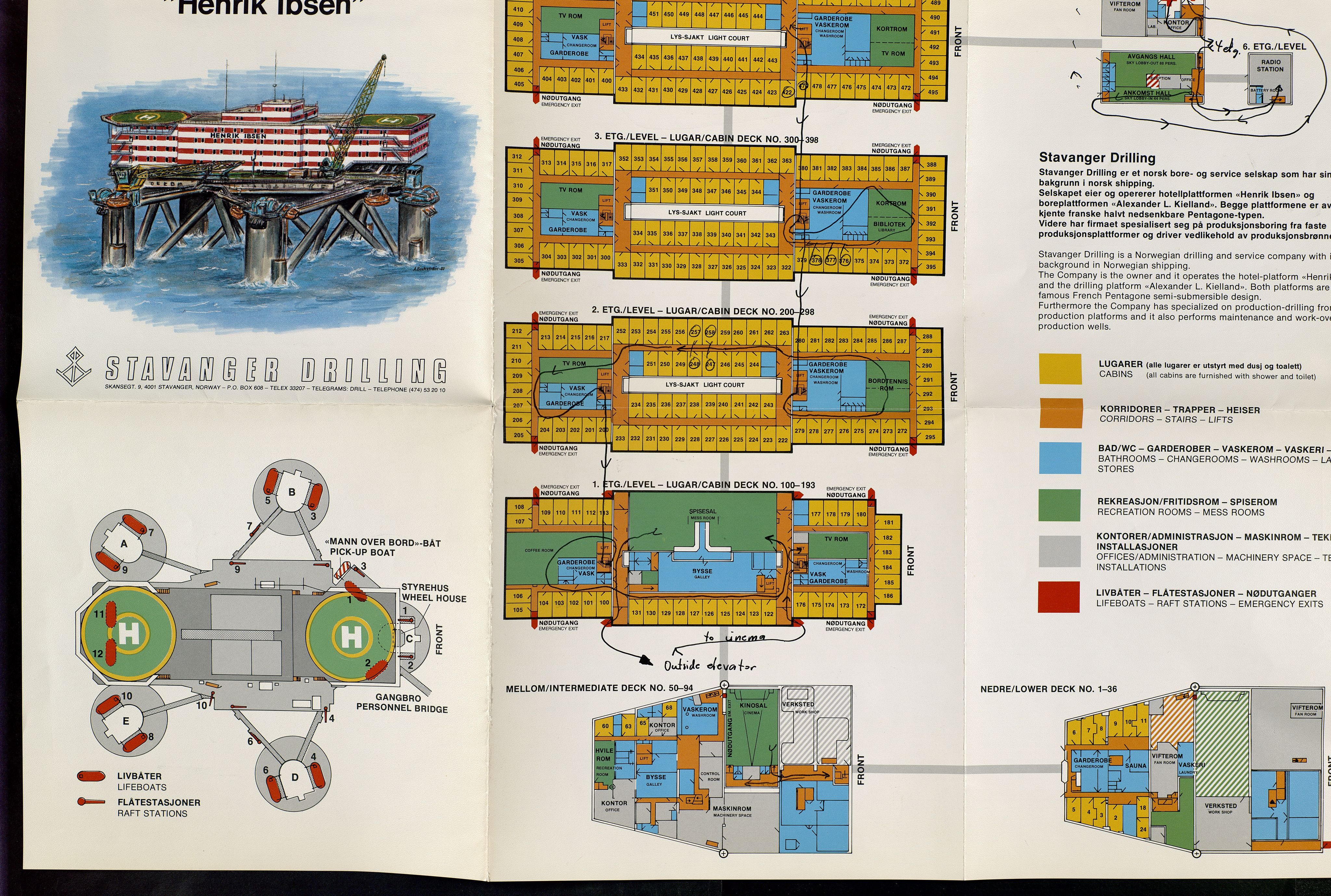 Pa 1503 - Stavanger Drilling AS, SAST/A-101906/2/E/Ec/Eca/L0004: Sak og korrespondanse, 1973-1982