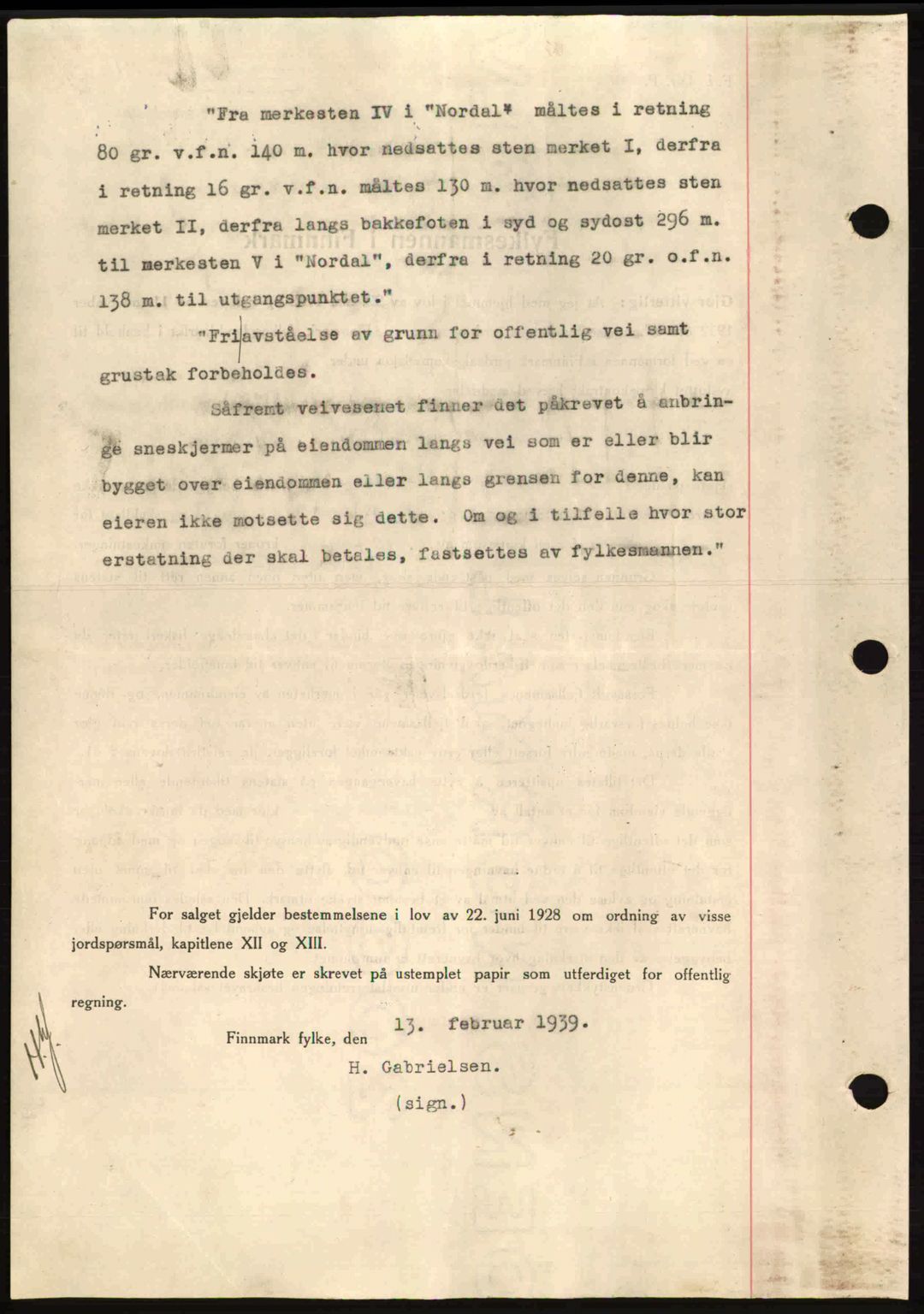 Alta fogderi/sorenskriveri, SATØ/SATØ-5/1/K/Kd/L0031pantebok: Pantebok nr. 31, 1938-1939, Dagboknr: 131/1939
