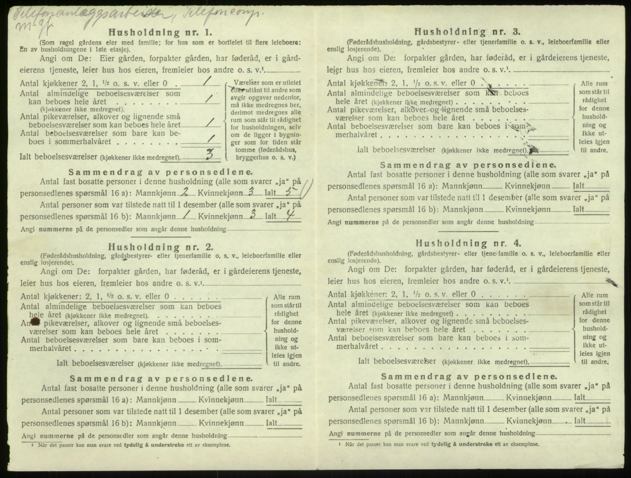 SAB, Folketelling 1920 for 1264 Austrheim herred, 1920, s. 337