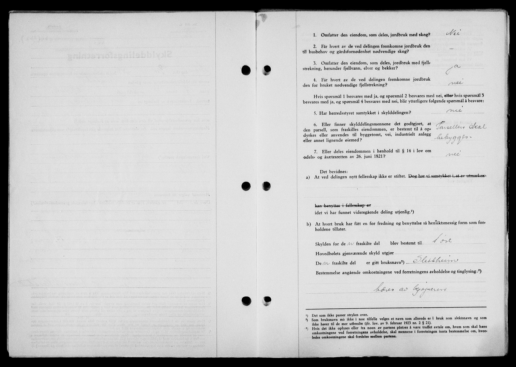 Lofoten sorenskriveri, SAT/A-0017/1/2/2C/L0020a: Pantebok nr. 20a, 1948-1949, Dagboknr: 1049/1949