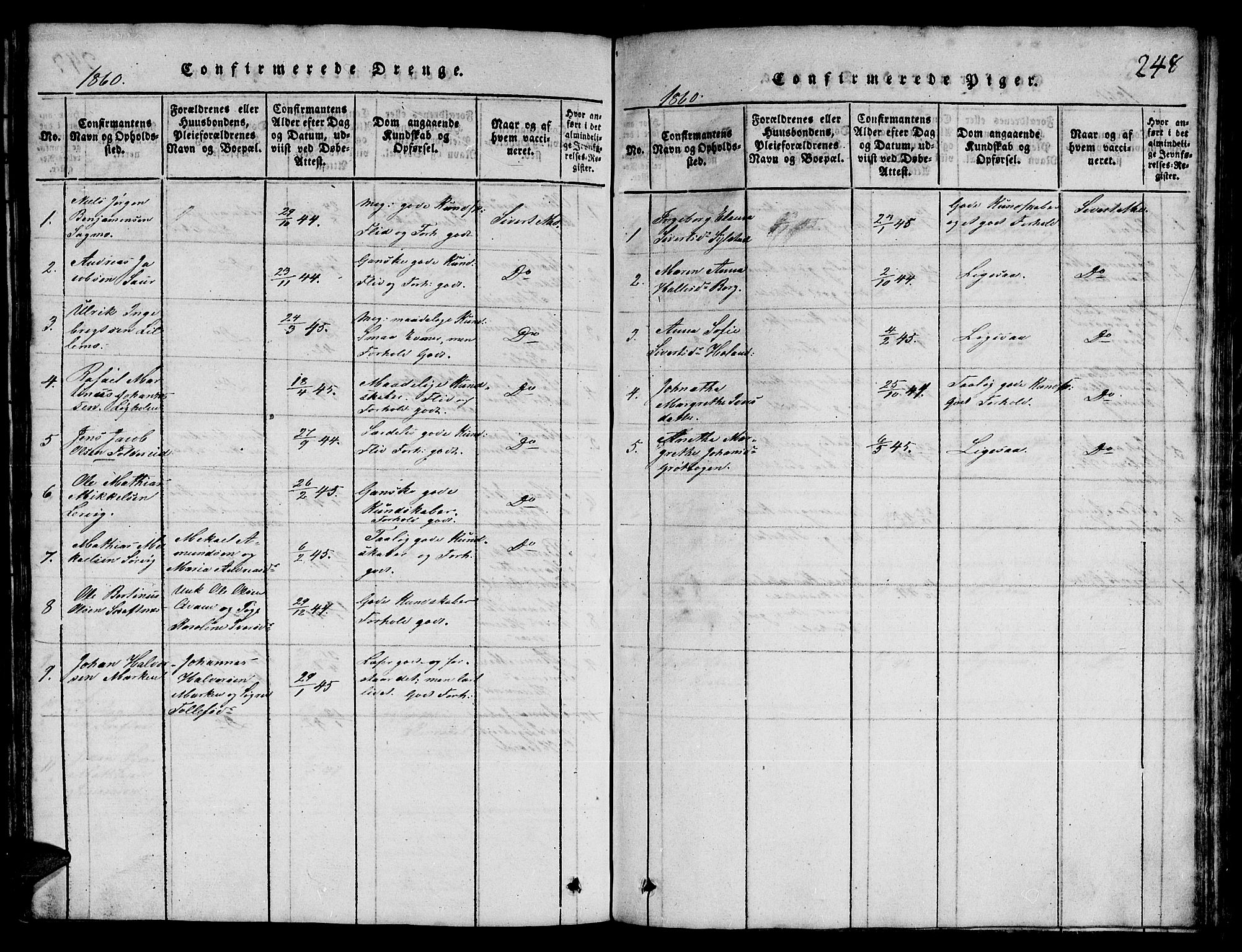Ministerialprotokoller, klokkerbøker og fødselsregistre - Nord-Trøndelag, SAT/A-1458/780/L0648: Klokkerbok nr. 780C01 /3, 1815-1877, s. 248