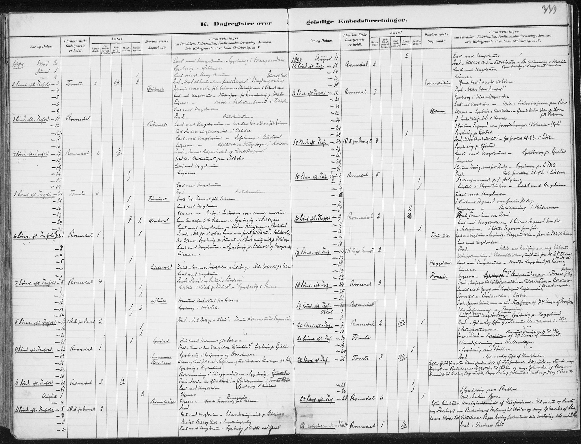 Romedal prestekontor, AV/SAH-PREST-004/K/L0010: Ministerialbok nr. 10, 1880-1895, s. 333