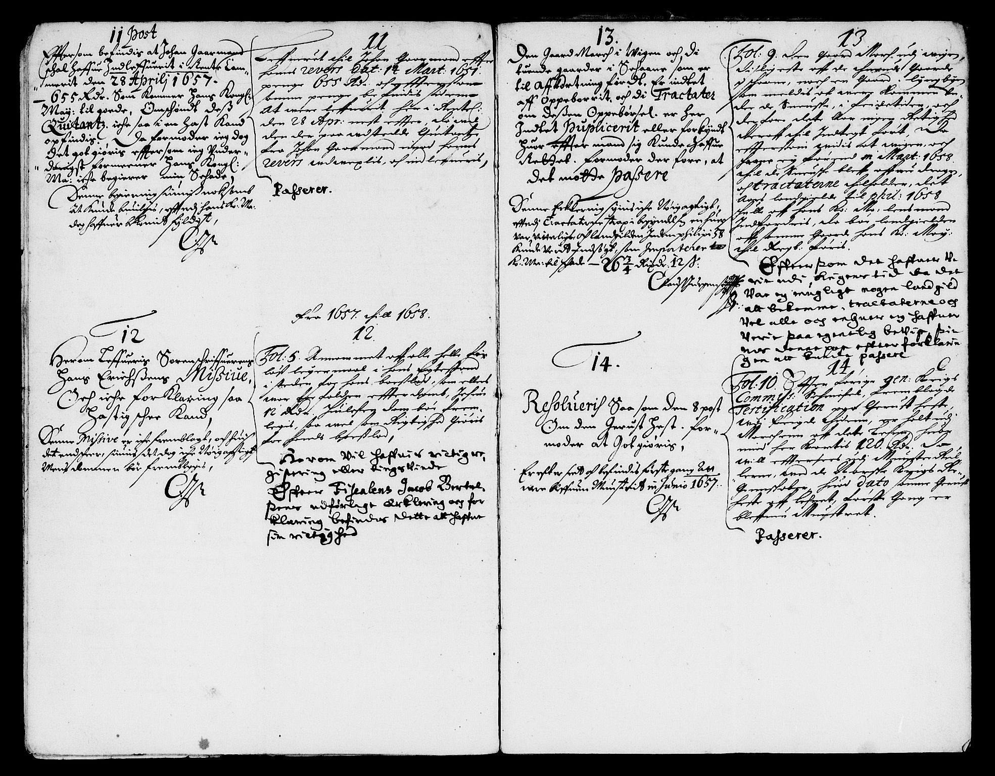 Rentekammeret inntil 1814, Reviderte regnskaper, Lensregnskaper, AV/RA-EA-5023/R/Rb/Rbg/L0011: Verne kloster len, 1651-1661