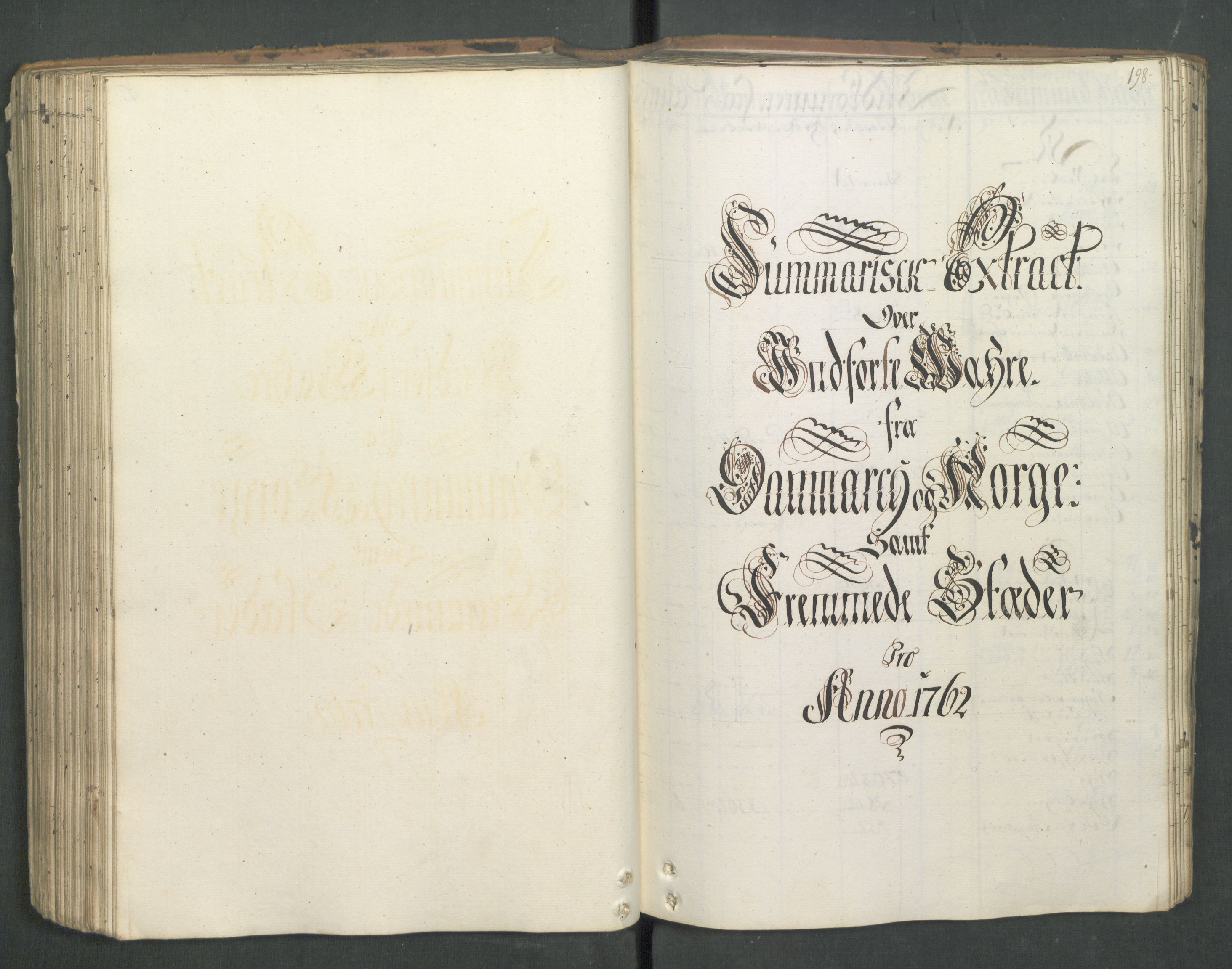 Generaltollkammeret, tollregnskaper, AV/RA-EA-5490/R01/L0046/0001: Tollregnskaper Fredrikshald / Inngående hovedtollbok, 1762, s. 197b-198a