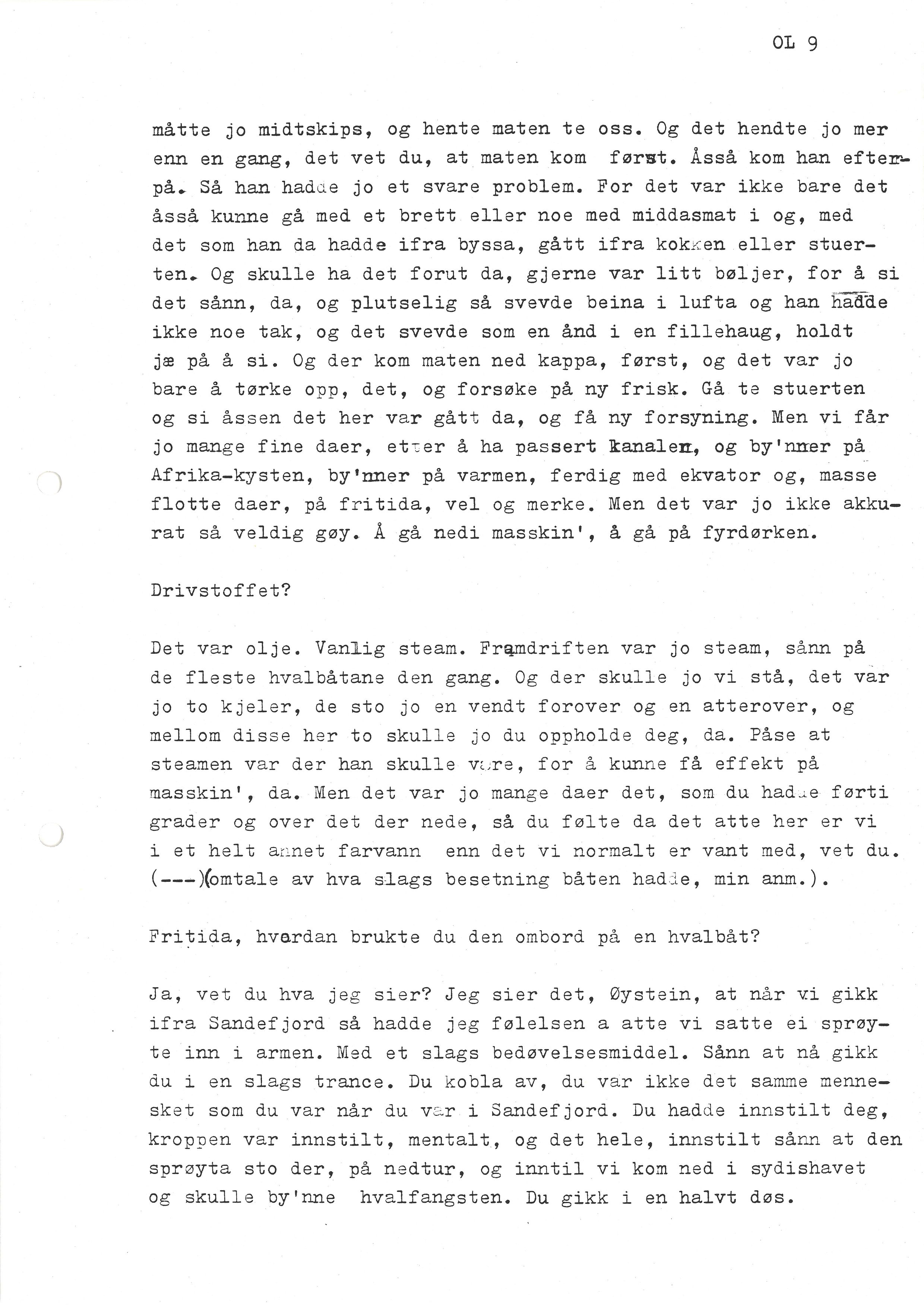 Sa 16 - Folkemusikk fra Vestfold, Gjerdesamlingen, VEMU/A-1868/I/L0001: Informantregister med intervjunedtegnelser, 1979-1986