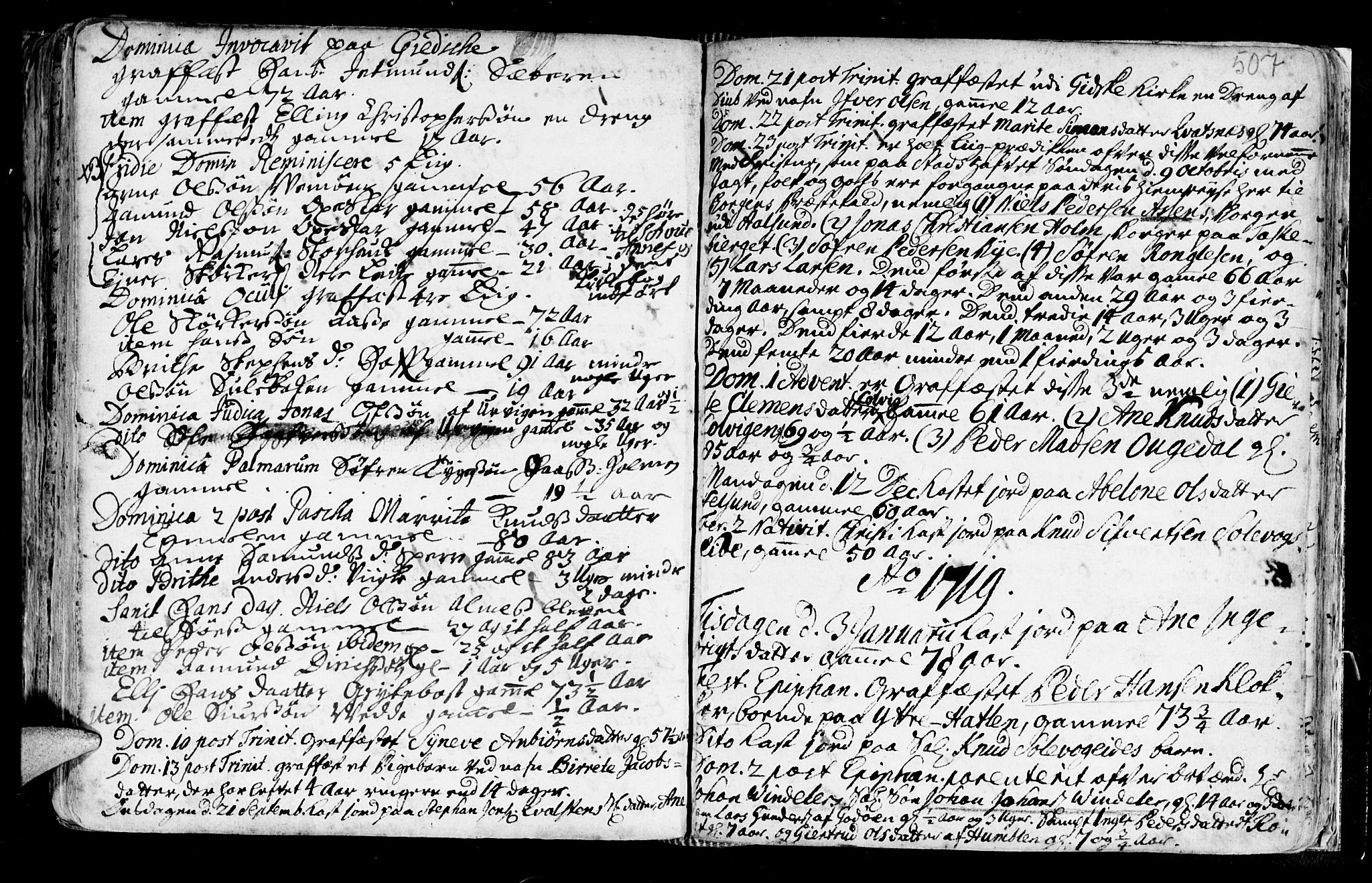 Ministerialprotokoller, klokkerbøker og fødselsregistre - Møre og Romsdal, AV/SAT-A-1454/528/L0390: Ministerialbok nr. 528A01, 1698-1739, s. 506-507