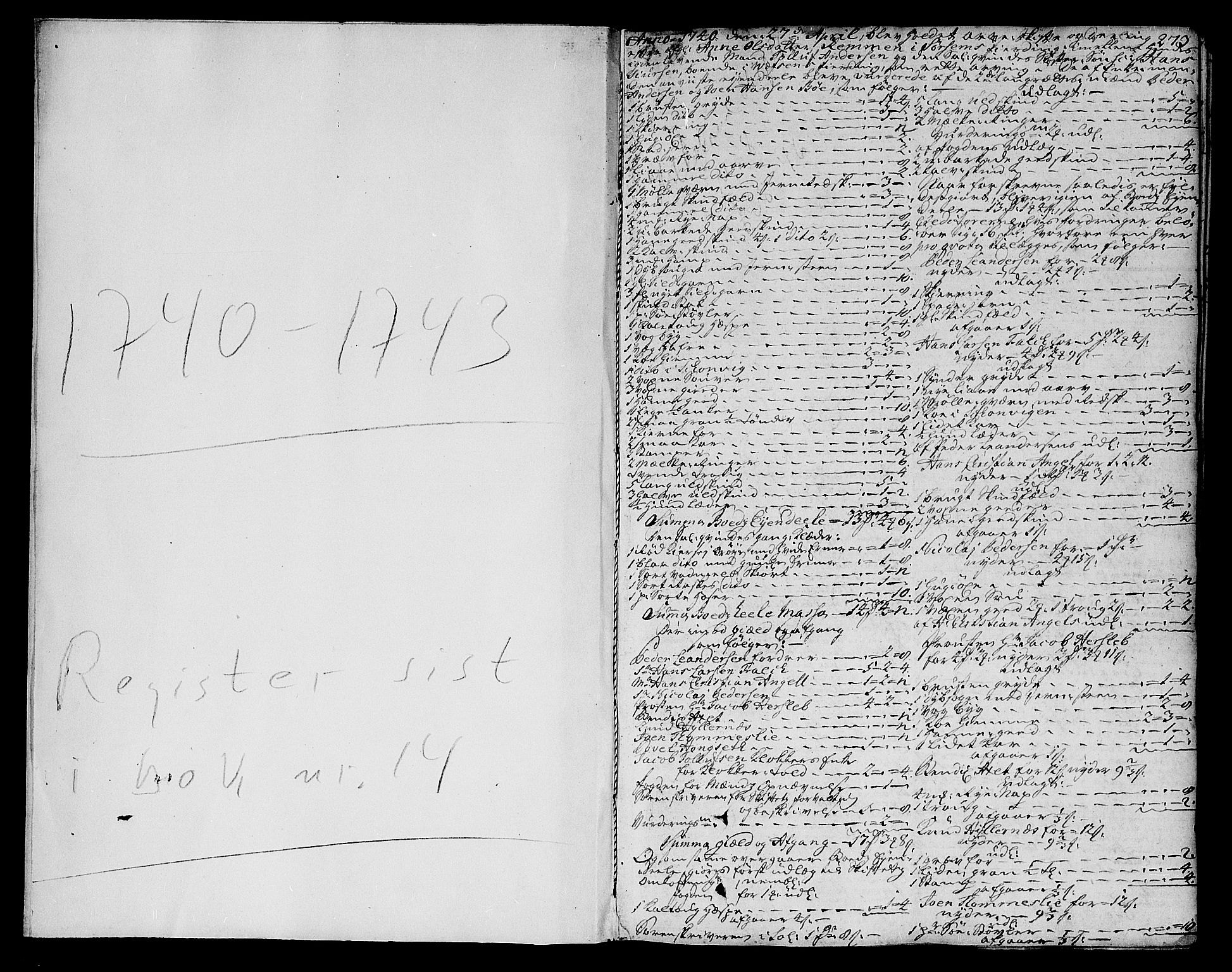 Helgeland sorenskriveri, AV/SAT-A-0004/3/3A/L0013: Skifteprotokoll 8B, 1740-1743, s. 273