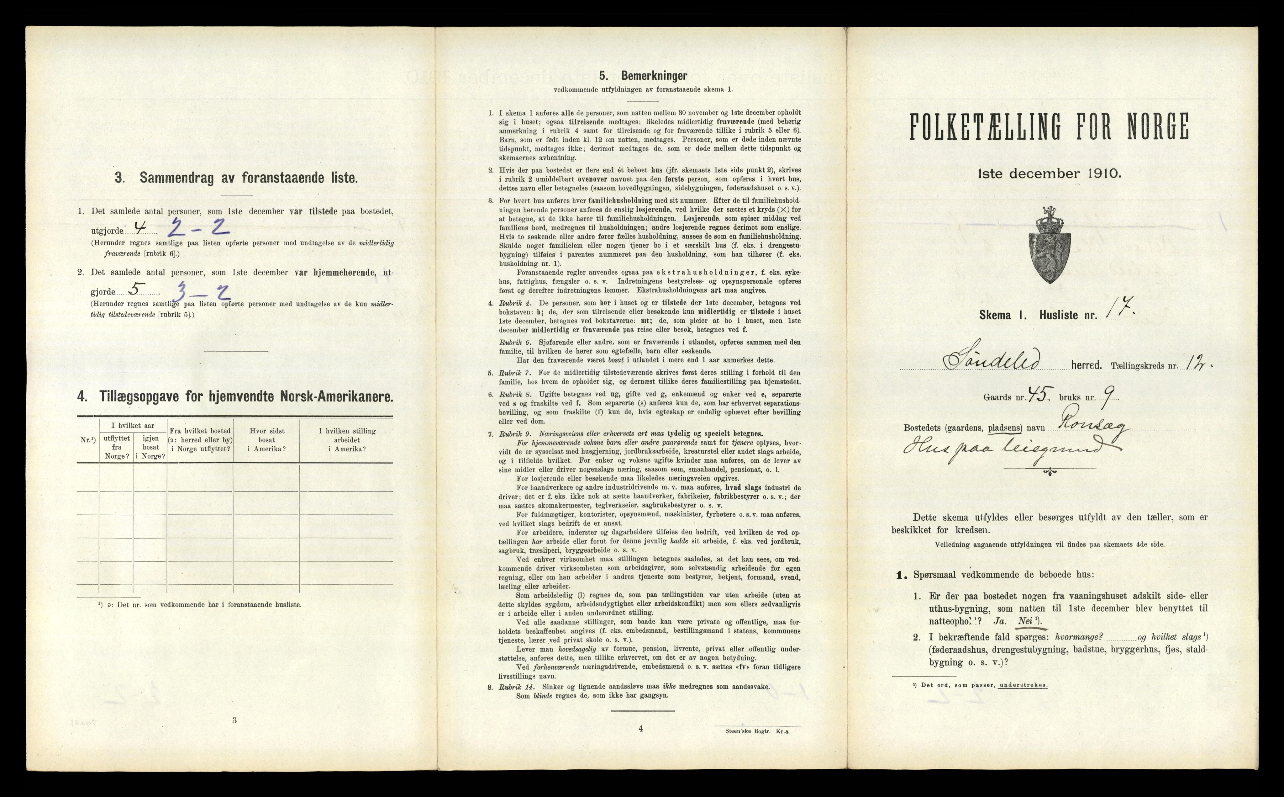 RA, Folketelling 1910 for 0913 Søndeled herred, 1910, s. 954