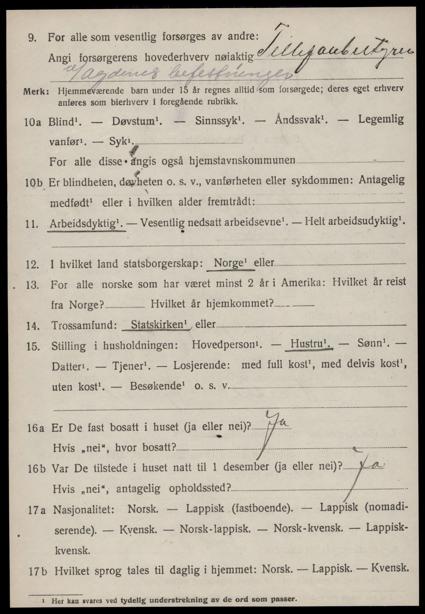 SAT, Folketelling 1920 for 1624 Rissa herred, 1920, s. 2316