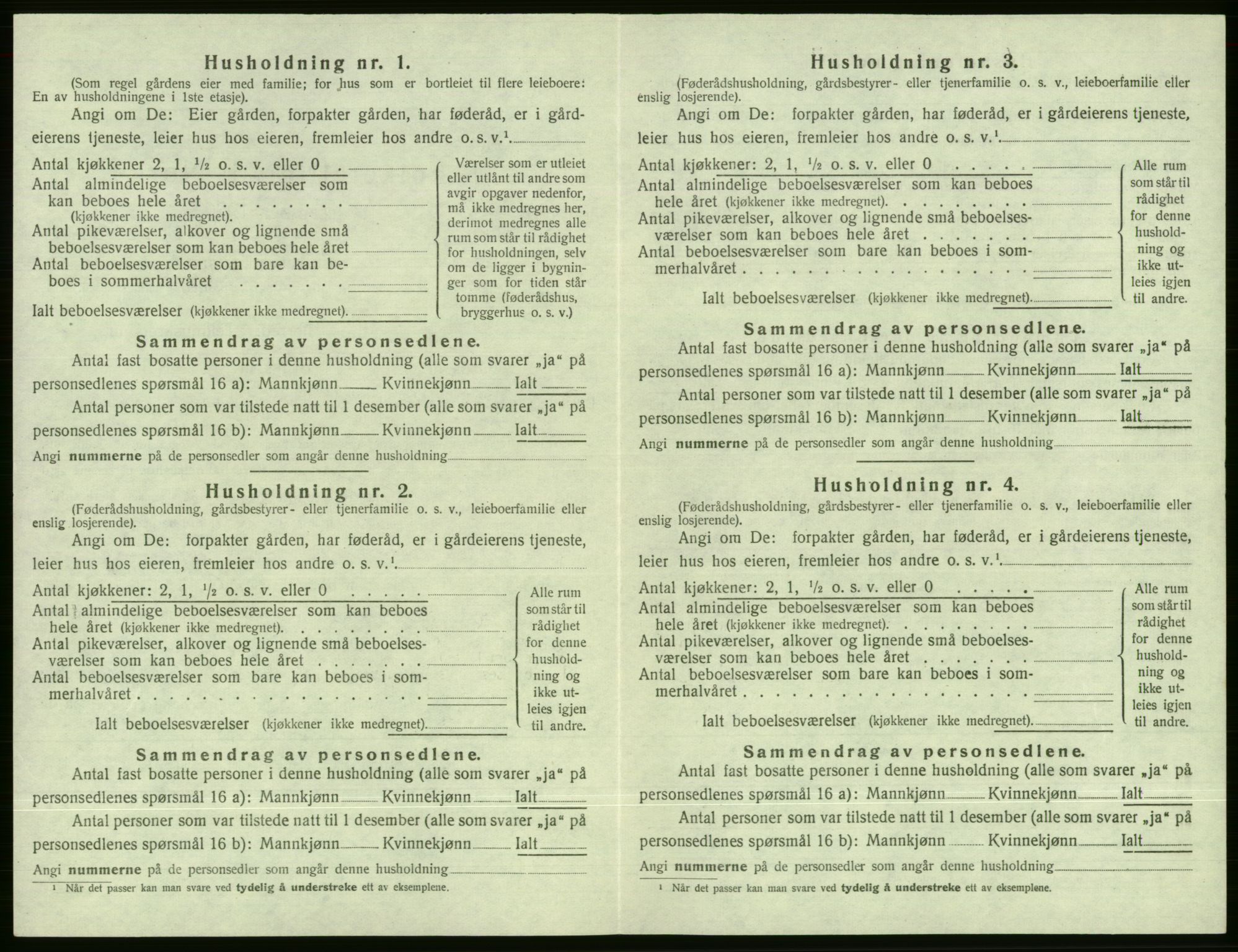 SAB, Folketelling 1920 for 1237 Evanger herred, 1920, s. 612