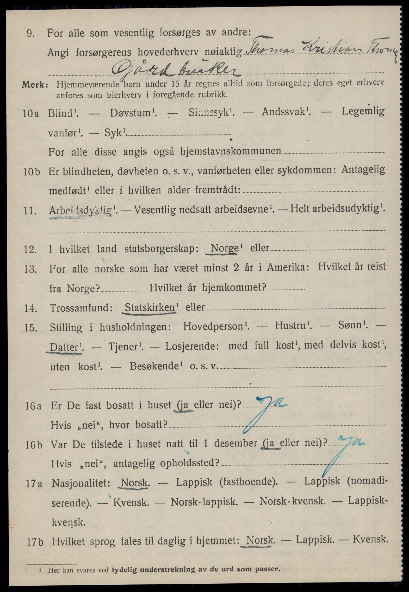 SAT, Folketelling 1920 for 1632 Roan herred, 1920, s. 2938