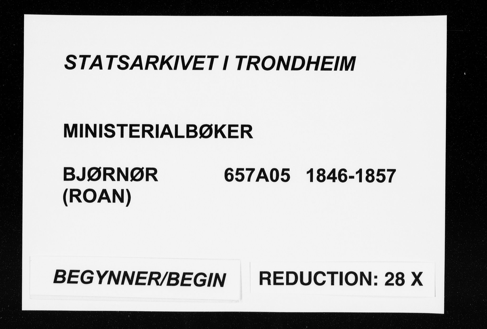 Ministerialprotokoller, klokkerbøker og fødselsregistre - Sør-Trøndelag, SAT/A-1456/657/L0704: Ministerialbok nr. 657A05, 1846-1857